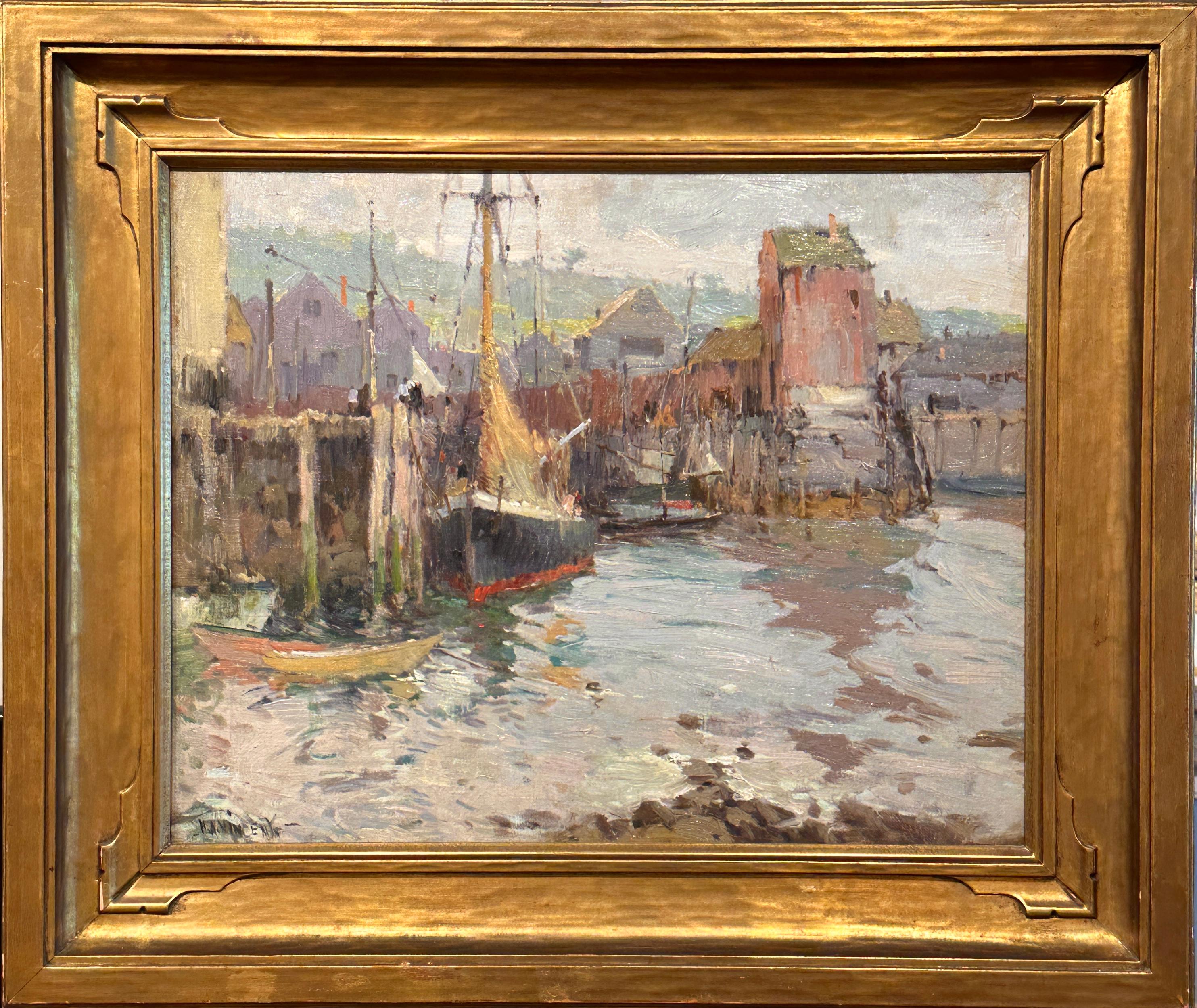 Pittore impressionista americano HA Vincent Harry Vincent 