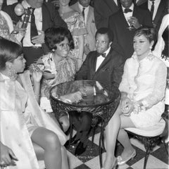 Vintage Icons 20x20" silver gelatin -The Supremes & Berry Gordy, Los Angeles, Calif.