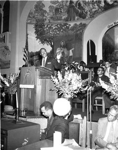 Icons 20x30"- Dr. Martin Luther King Jr. at Second Baptist Church, Los Angeles