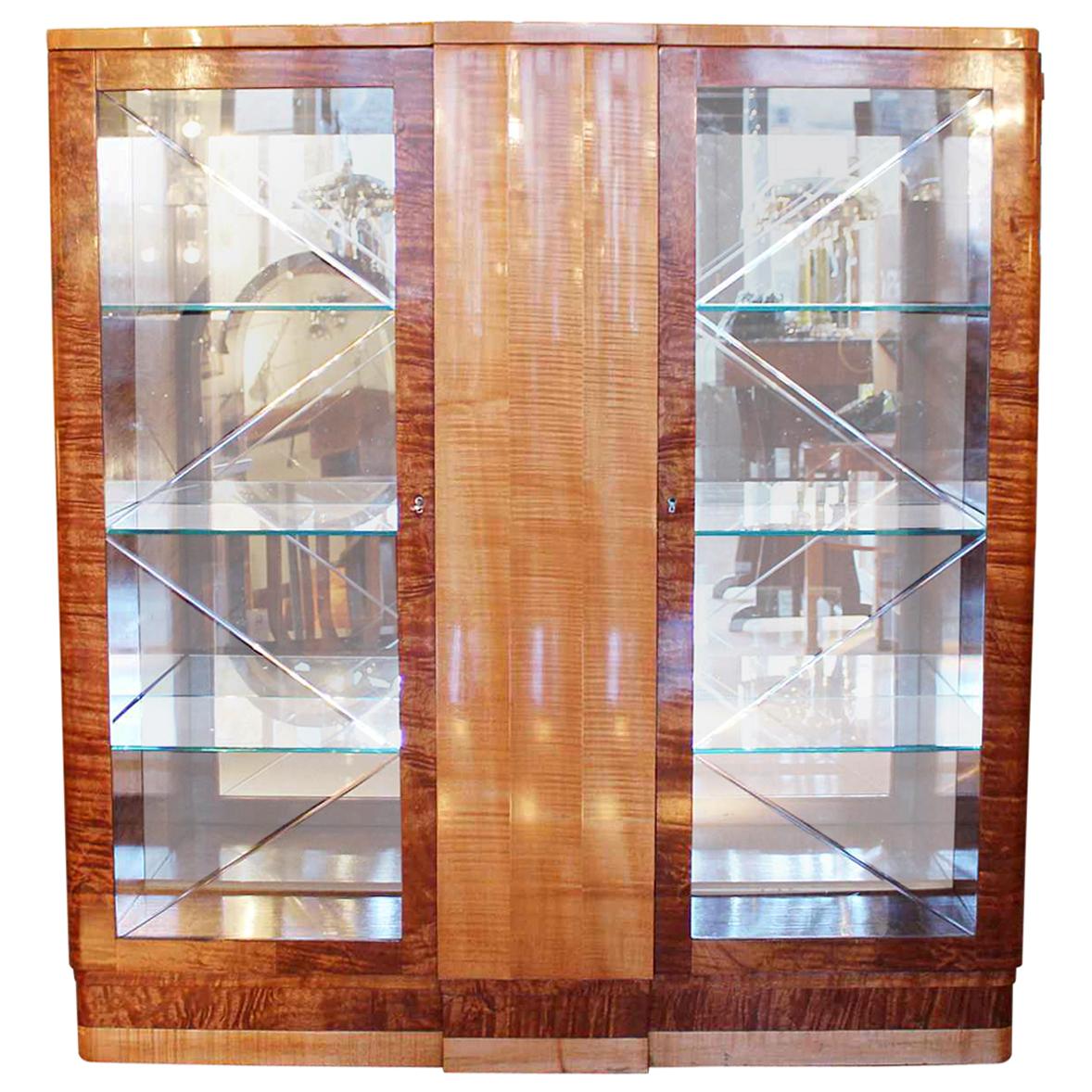 Harry and Lou Epstein Art Deco Display Cabinet