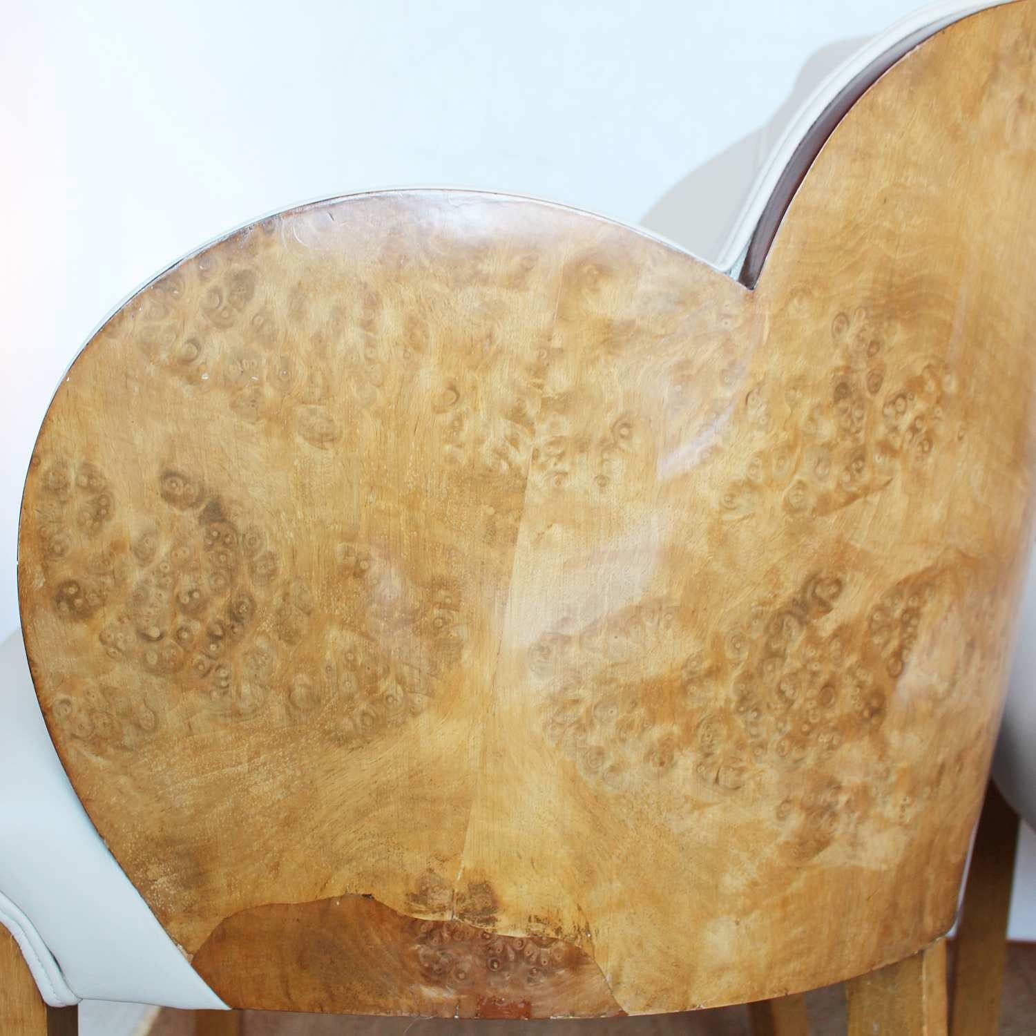 Walnut Harry and Lou Epstein Pair of Cloud Chairs