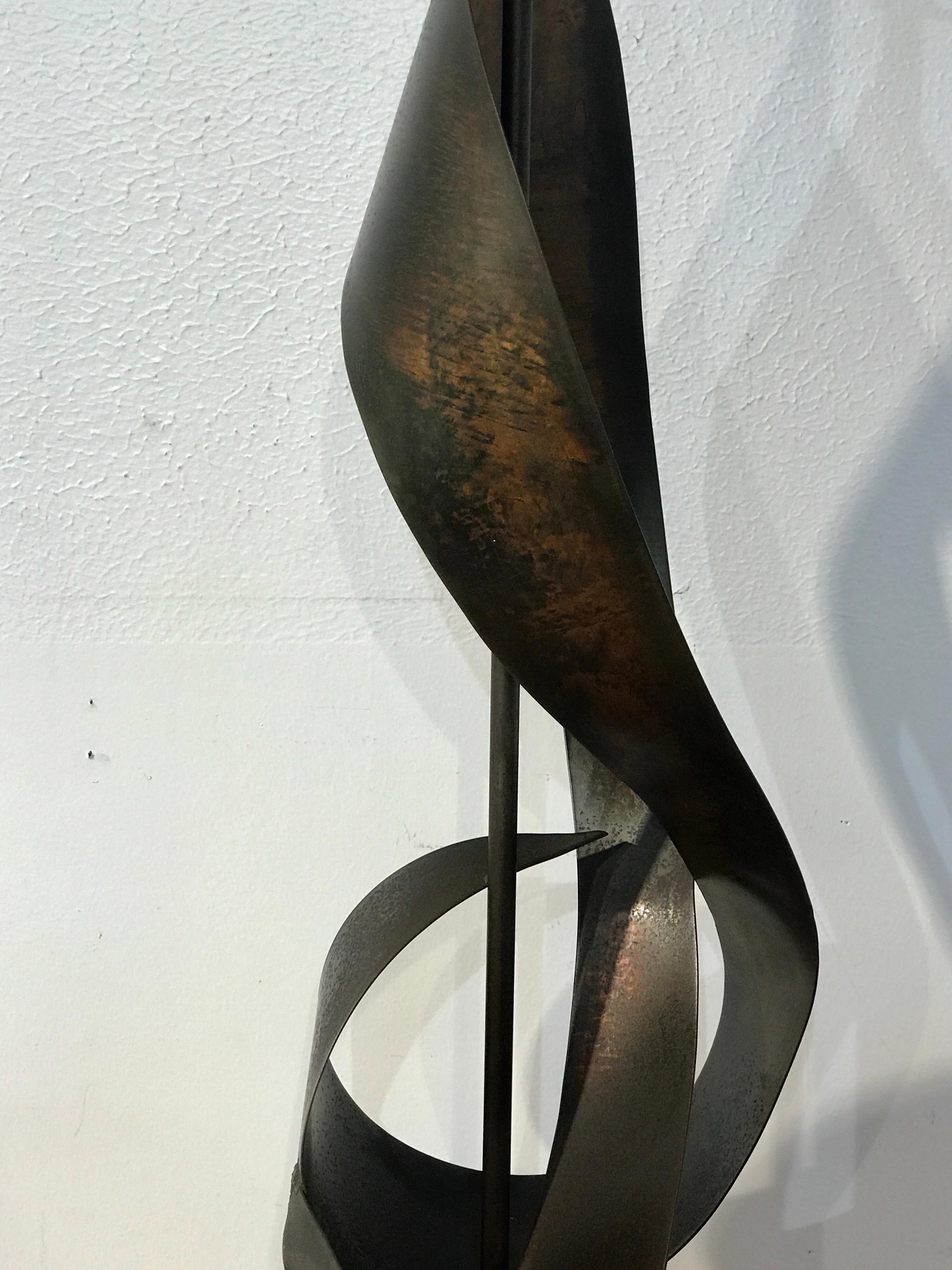 Ebonized Richard Barr for Laurel, Iconic Sculptural Table Lamp For Sale