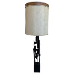 Harry Balmer for Laurel Lamp Co. Brutalist Table Lamp