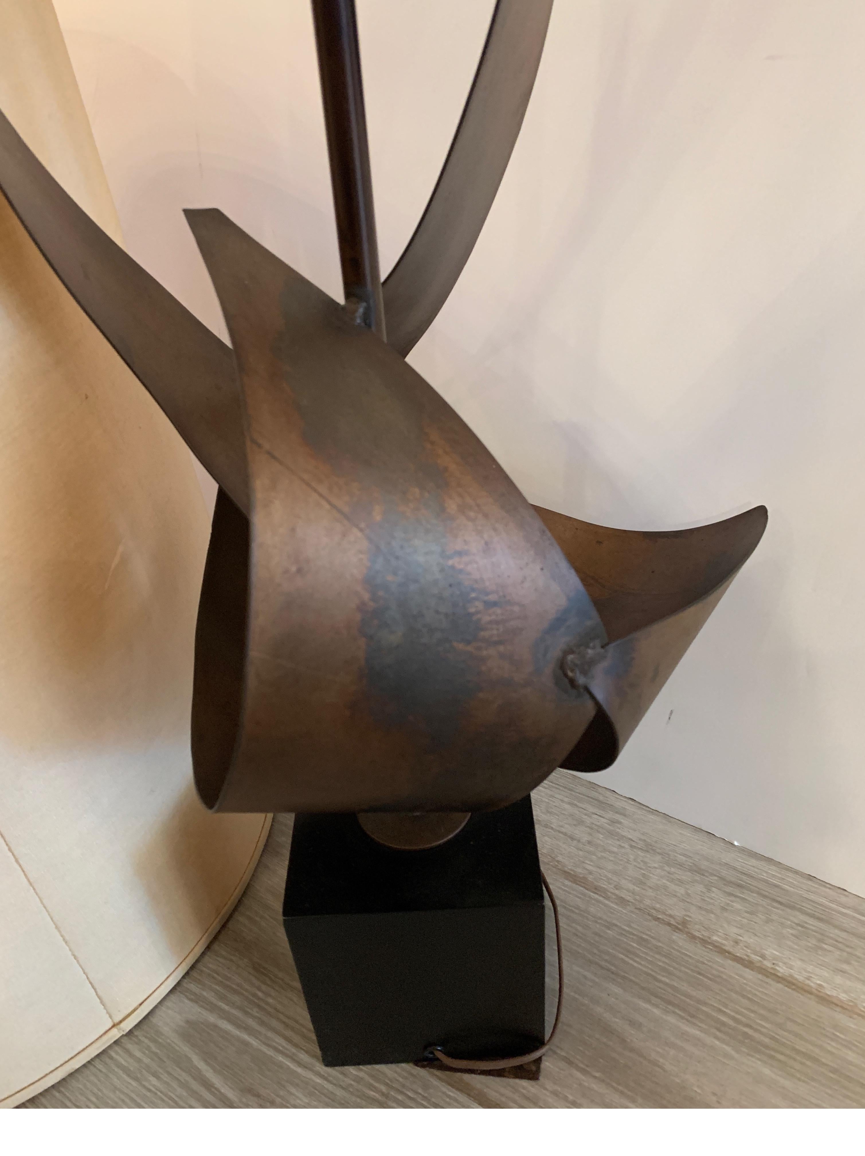 Harry Balmer Sculptural Ribbon Table Lamp 2