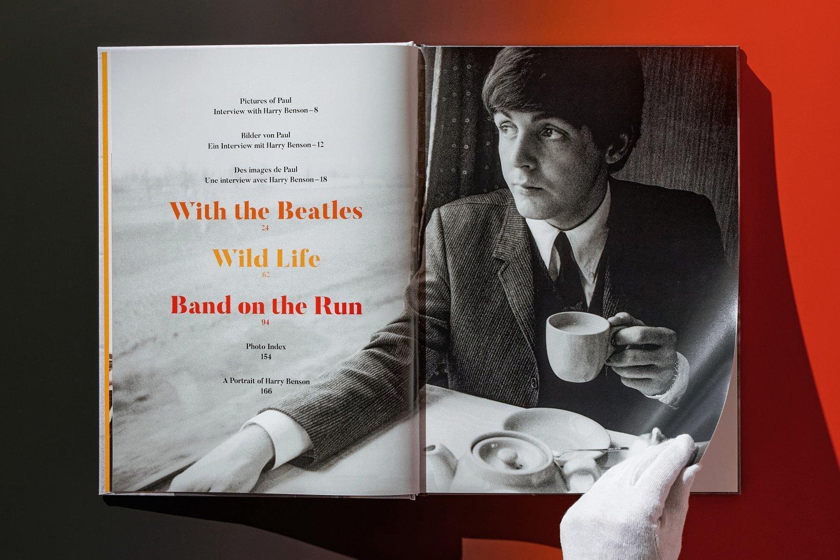 Acrylic Harry Benson, Paul McCartney, Music Photography