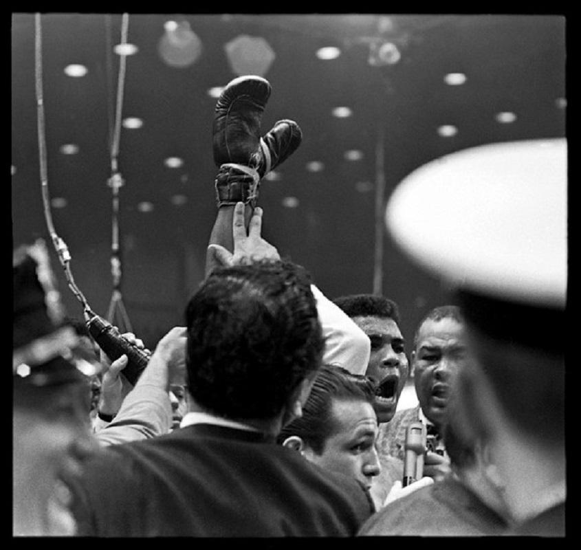 Harry Benson Black and White Photograph - Ali - Liston Fight, Miami