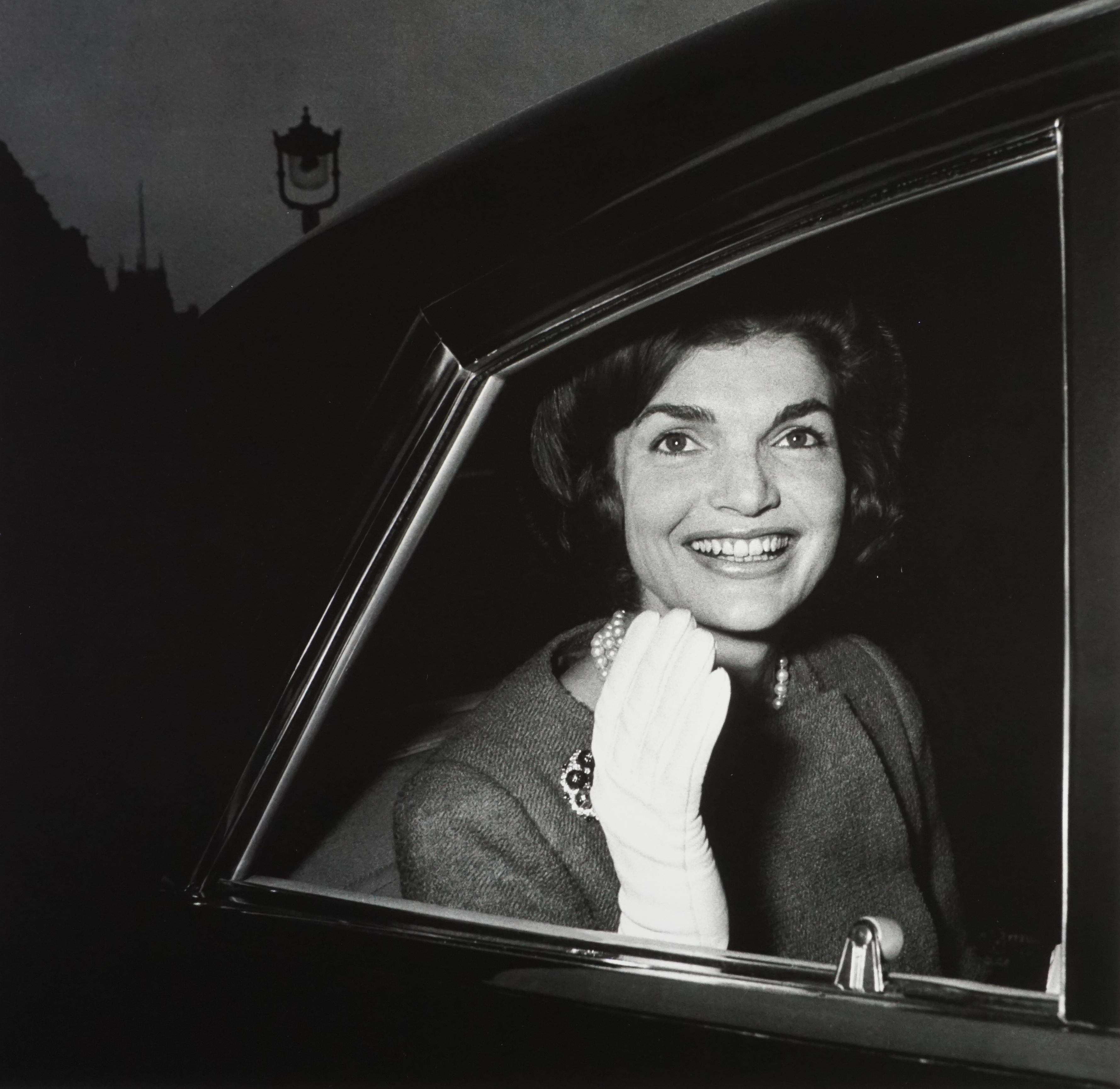 Harry Benson Black and White Photograph - Jackie in London, 1962 