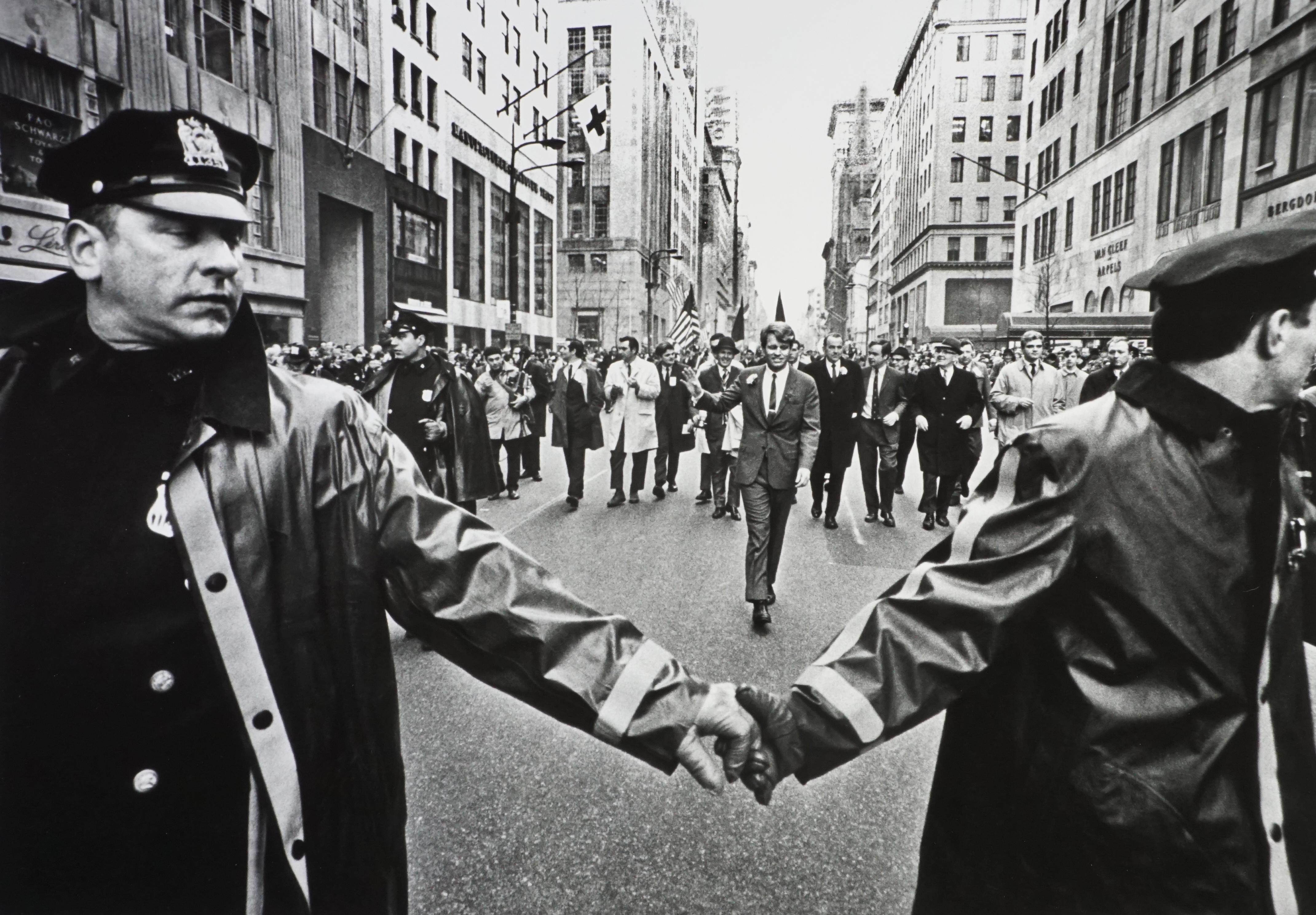 Harry Benson Black and White Photograph - RFK St. Patricks Day Parade, NYC, 1968