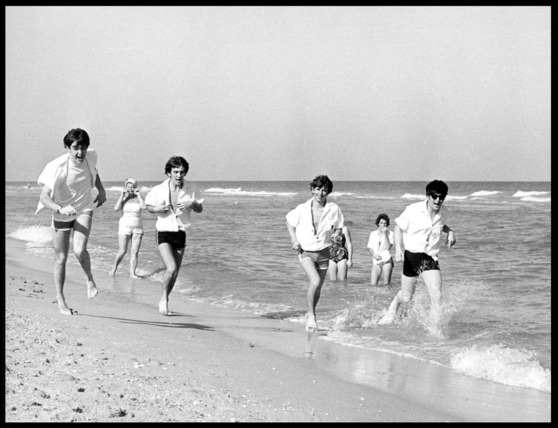 Harry Benson Black and White Photograph - The Beatles, Miami, 1964