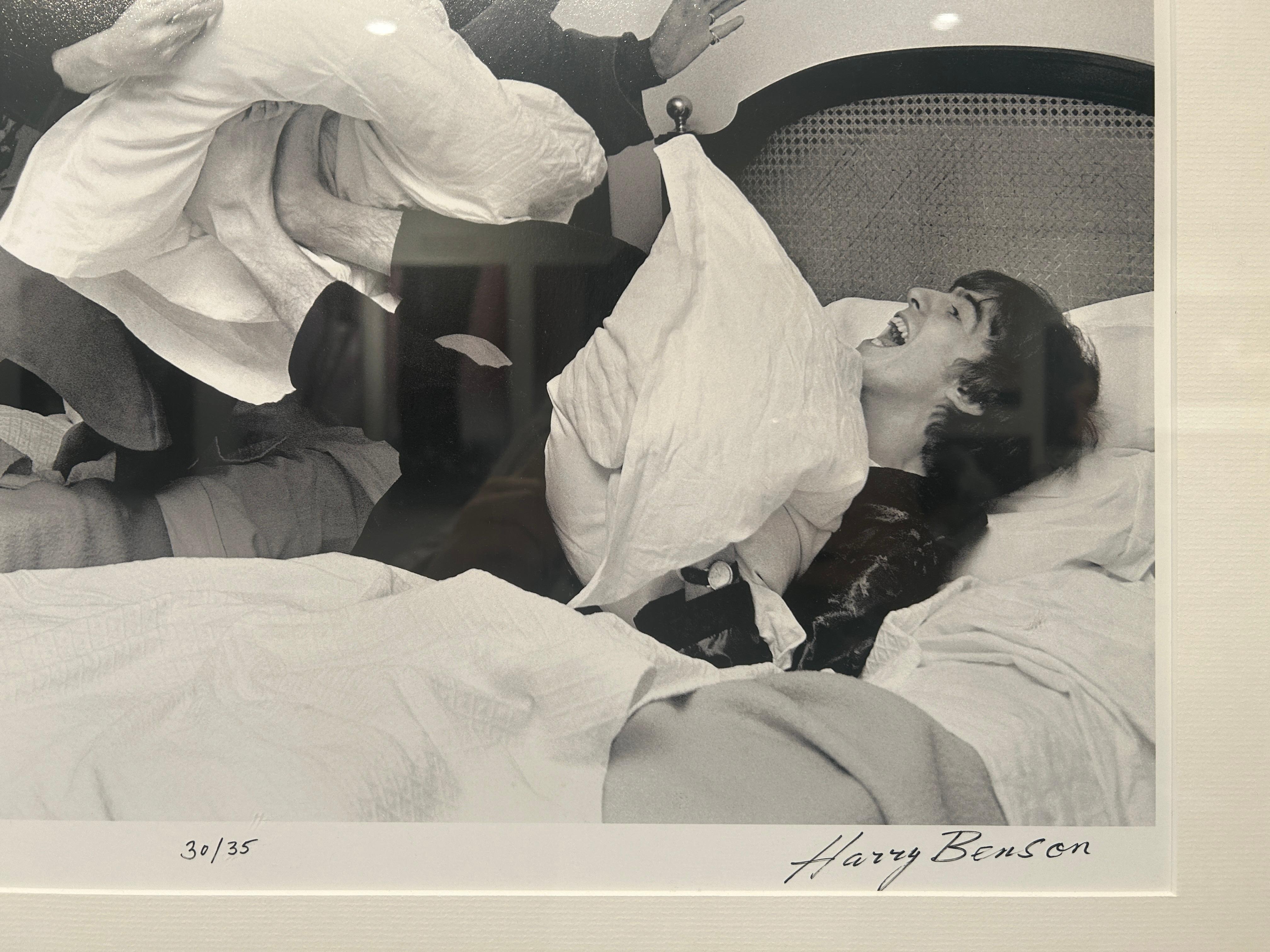 The Pillow Fight - Photograph by Harry Benson