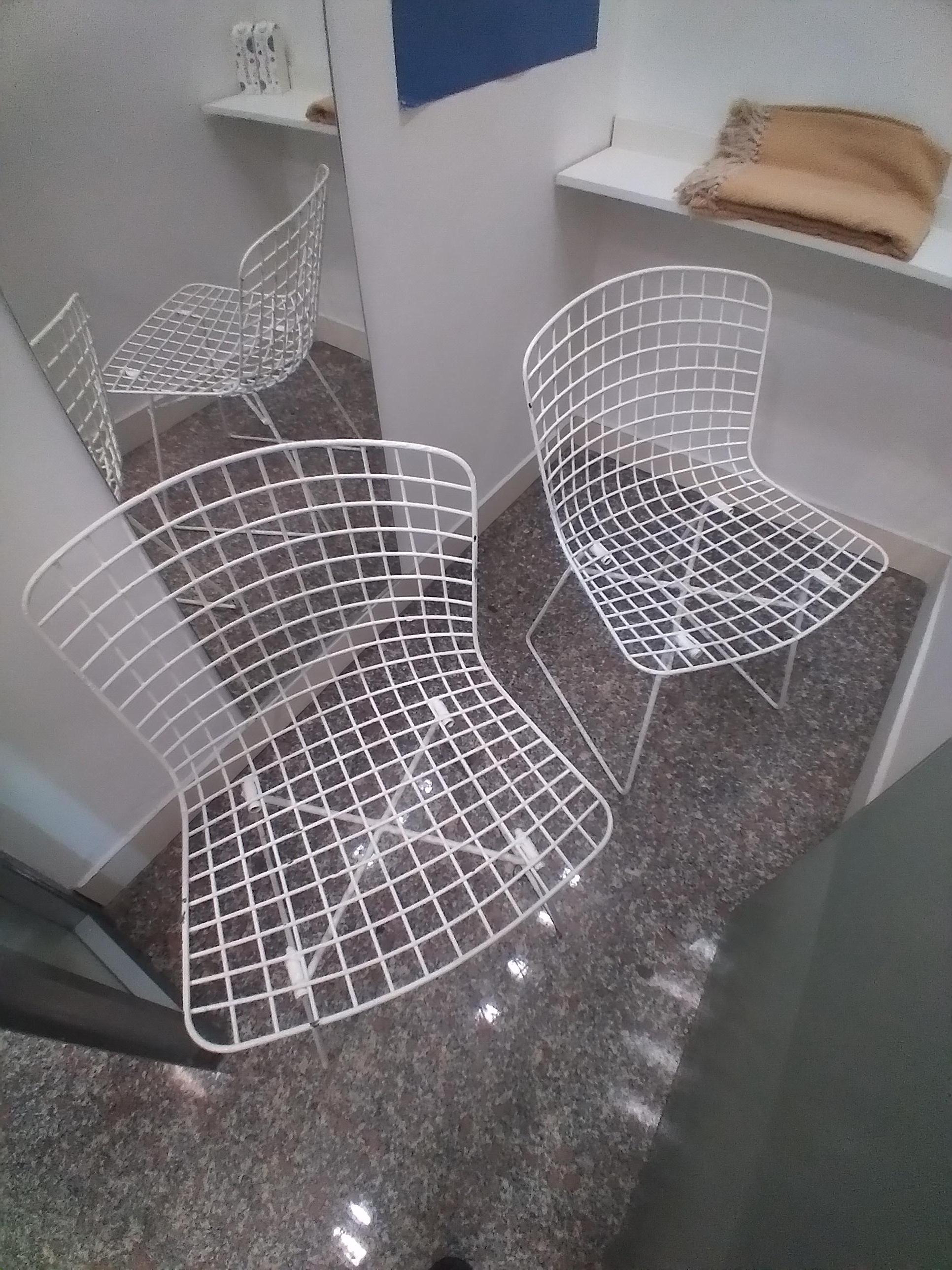 Mid-20th Century Harry Bertoia 2 Chairs  For Sale
