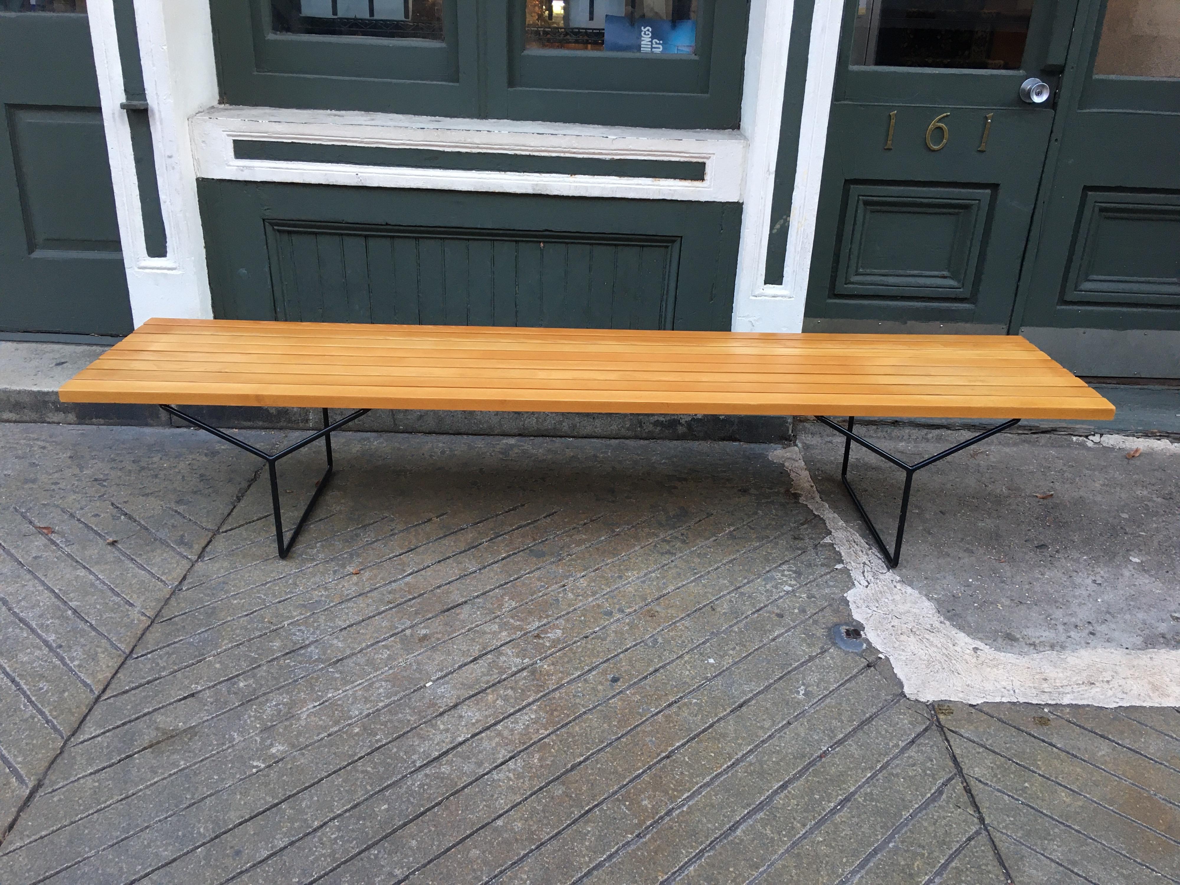 Harry Bertoia Bench for Knoll In Good Condition In Philadelphia, PA
