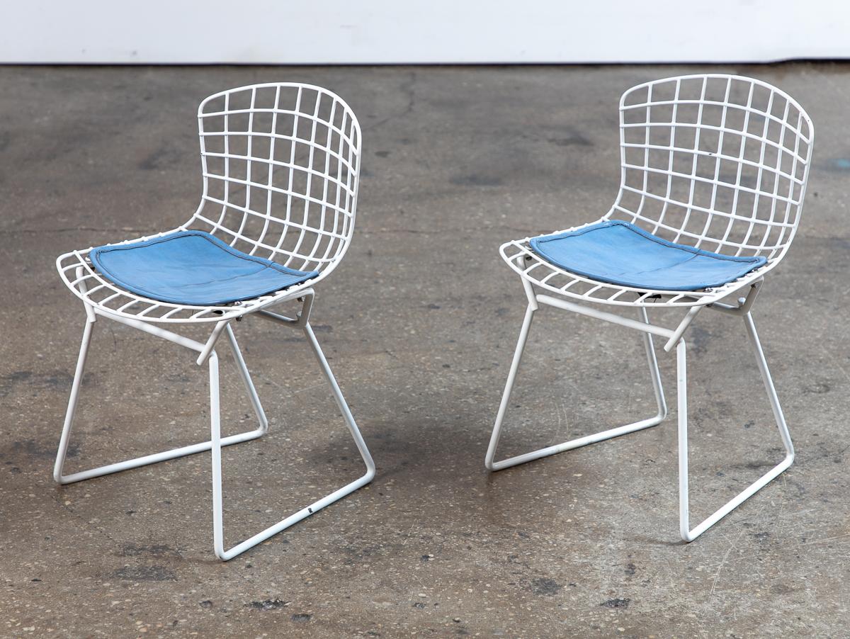 Mid-20th Century Harry Bertoia Baby Size Child Chairs - a Pair For Sale