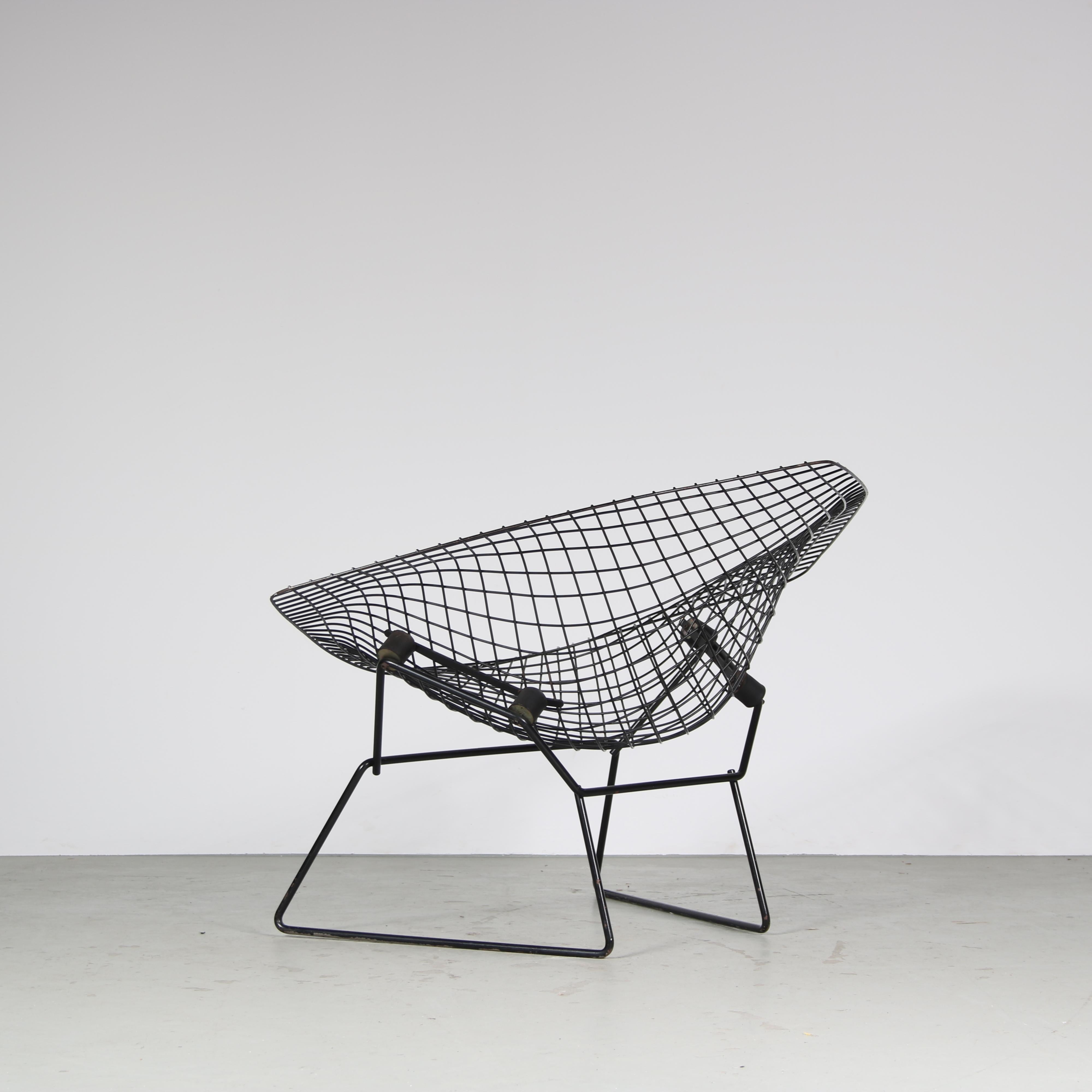 Mid-20th Century Harry Bertoia “Big Diamond” Chair for Knoll International, USA 1960 For Sale