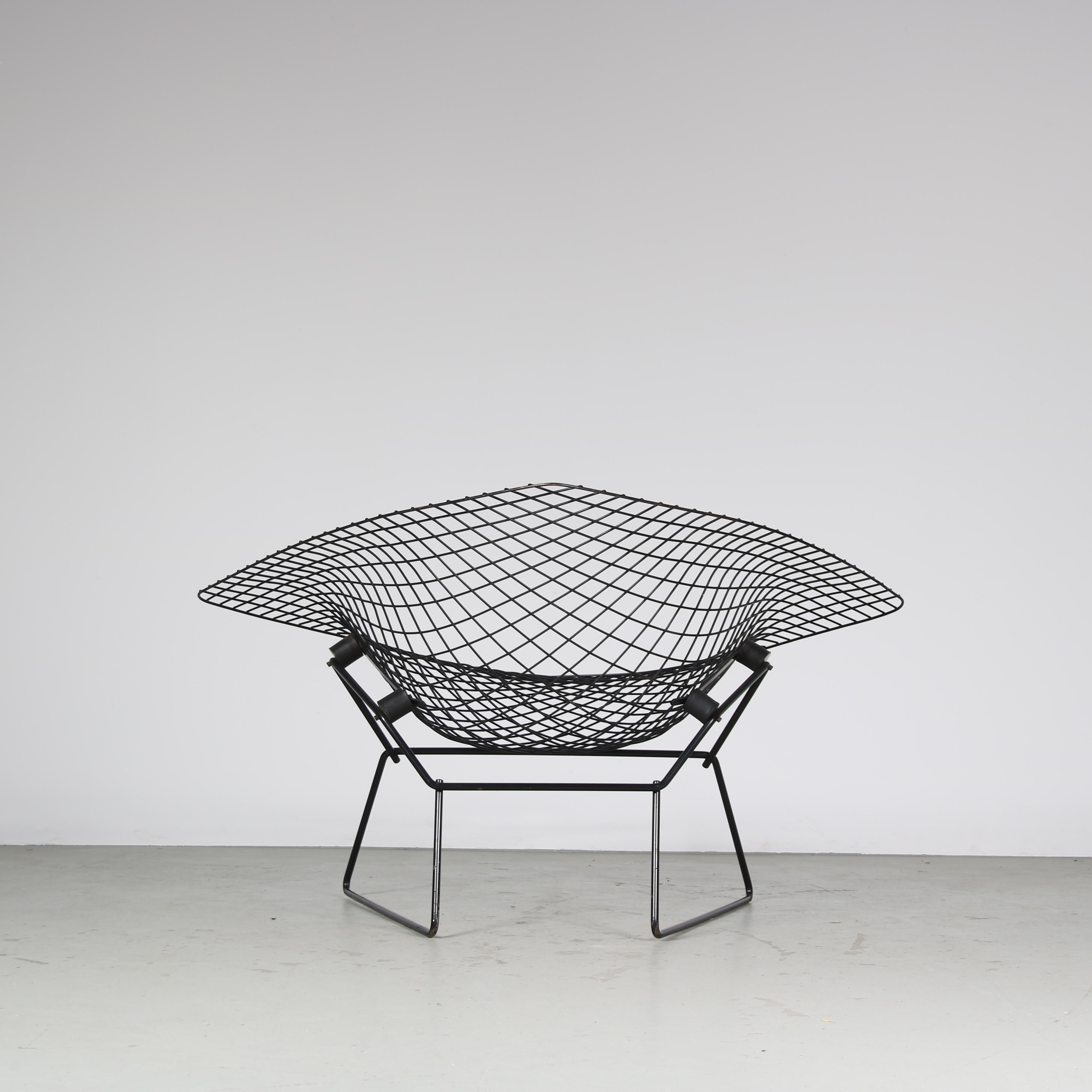 Metal Harry Bertoia “Big Diamond” Chair for Knoll International, USA 1960 For Sale