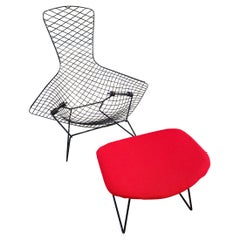 Harry Bertoia, Bird Armchair and Ottoman, 1950