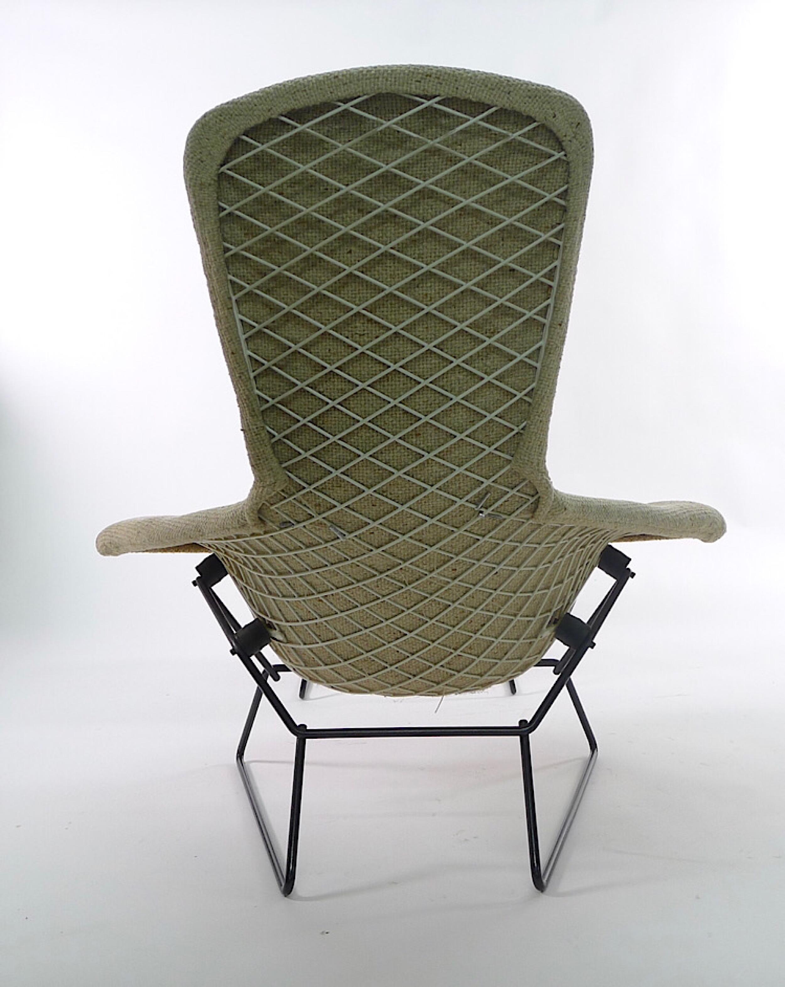 Harry Bertoia Bird Chair and Ottoman, 1st Series, Made by Knoll International 1
