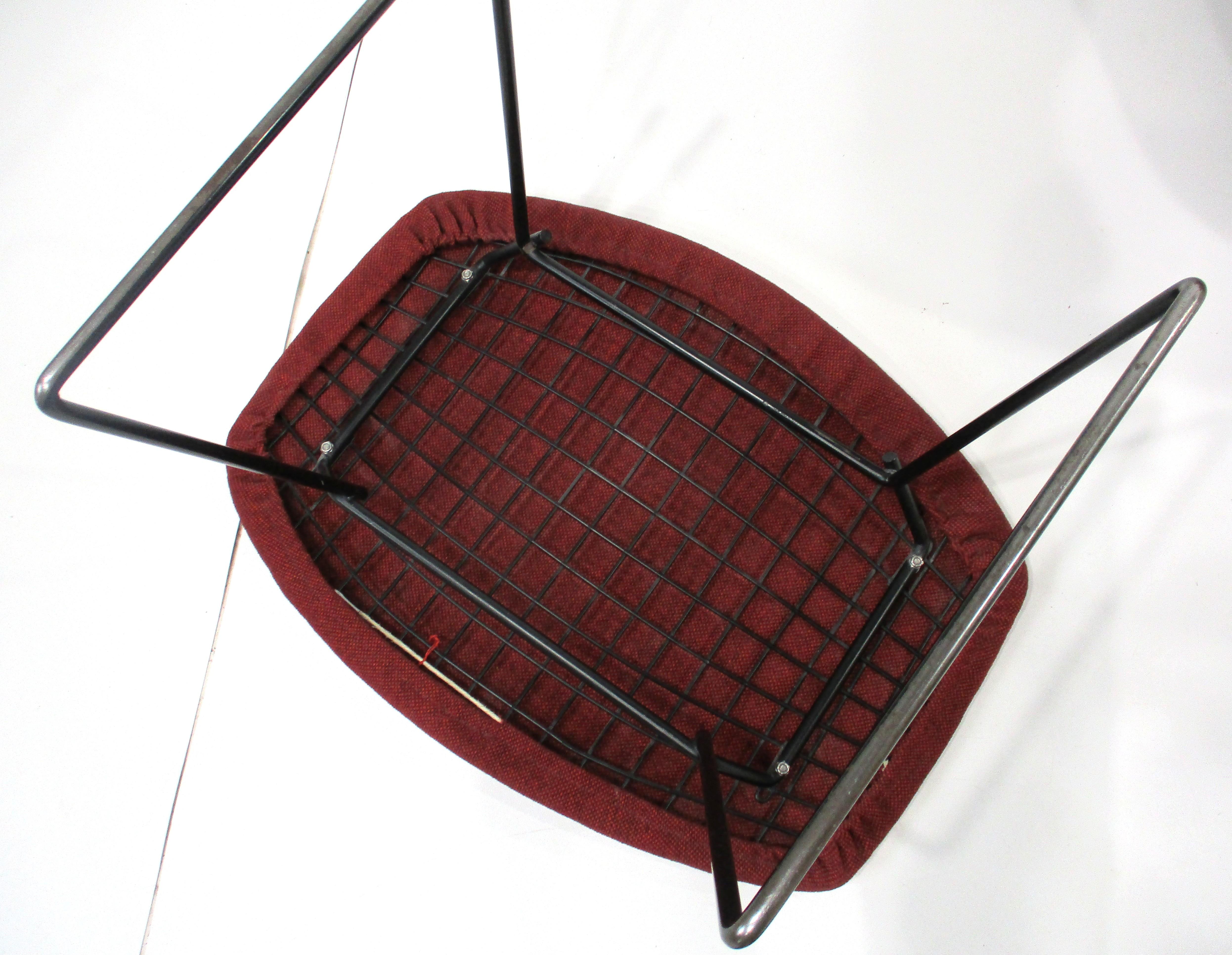 Harry Bertoia Bird Chair w/ Ottoman for Knoll For Sale 3