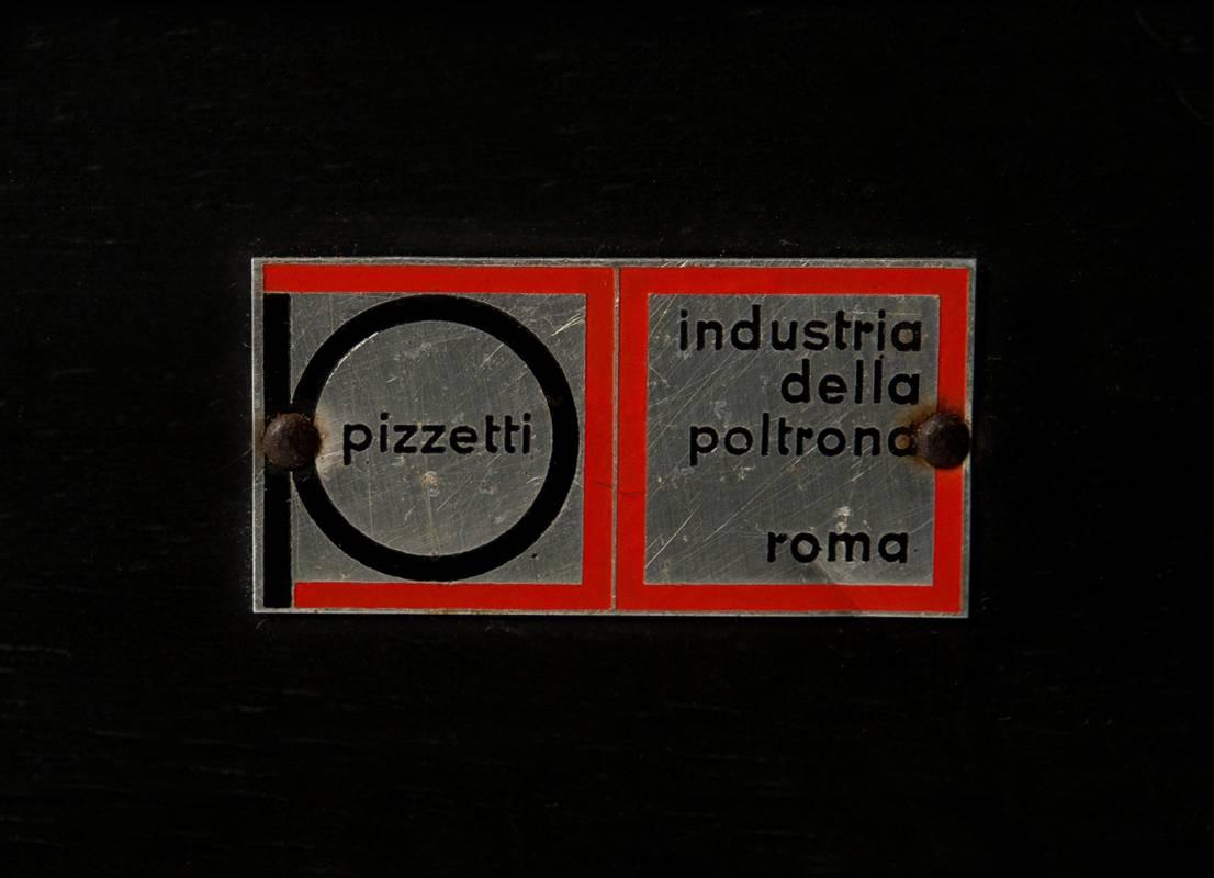 Mid-Century Modern Bertoia Bench Black - Prod Pizzetti, Roma for Knoll, circa 1954