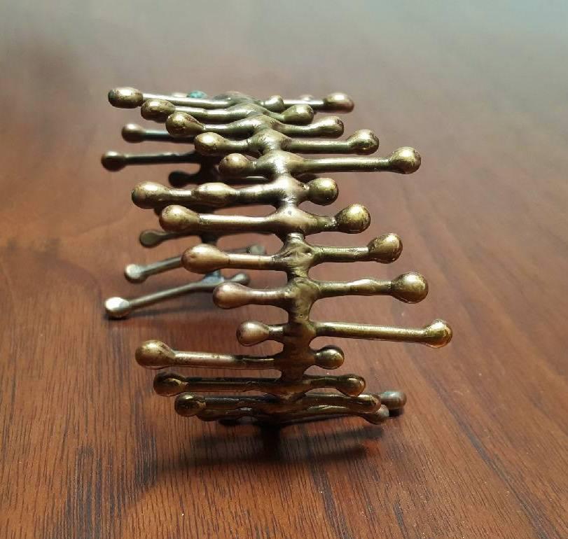 Mid-Century Modern Harry Bertoia Bracelet Sculpted and Worn by Harry Himself
