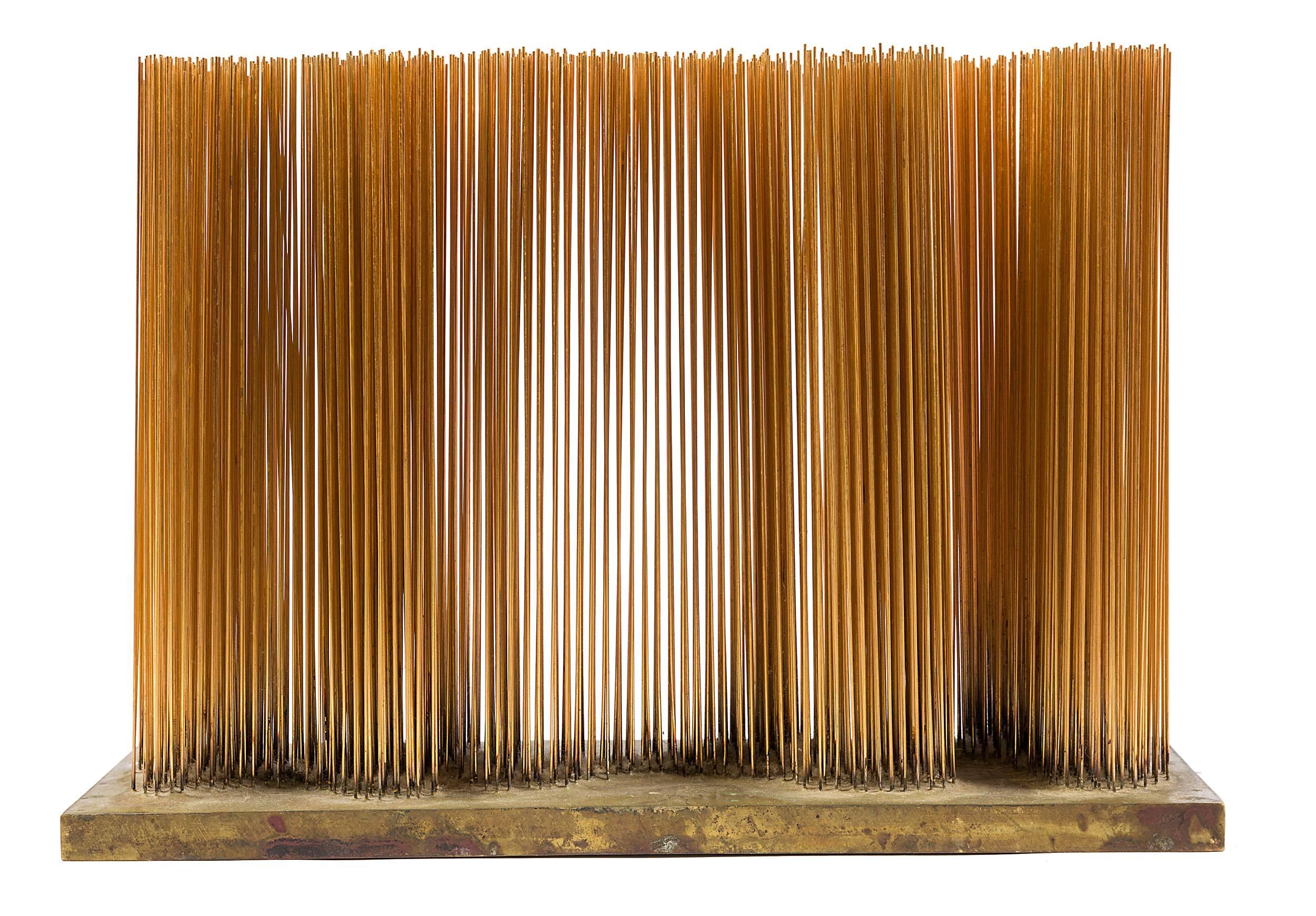 Harry Bertoia Brass and Bronze Sonambient Sculpture, USA, 1966 In Excellent Condition In New York, NY