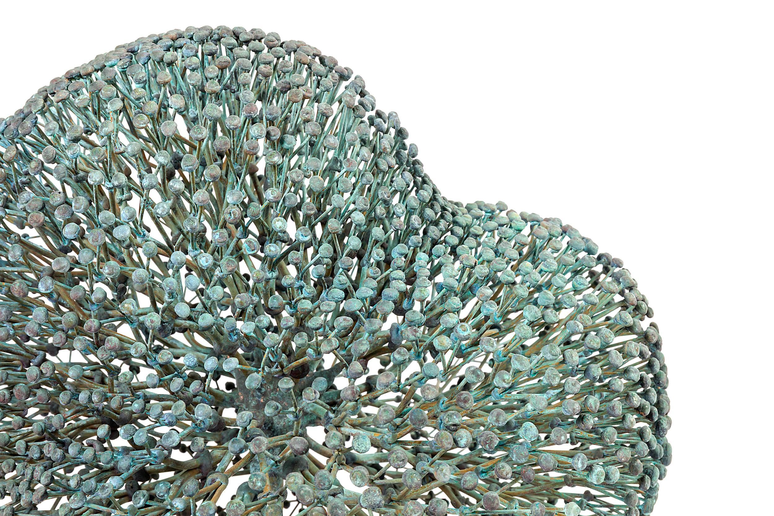 American Harry Bertoia Bronze Bush Form Sculpture, USA 1960s