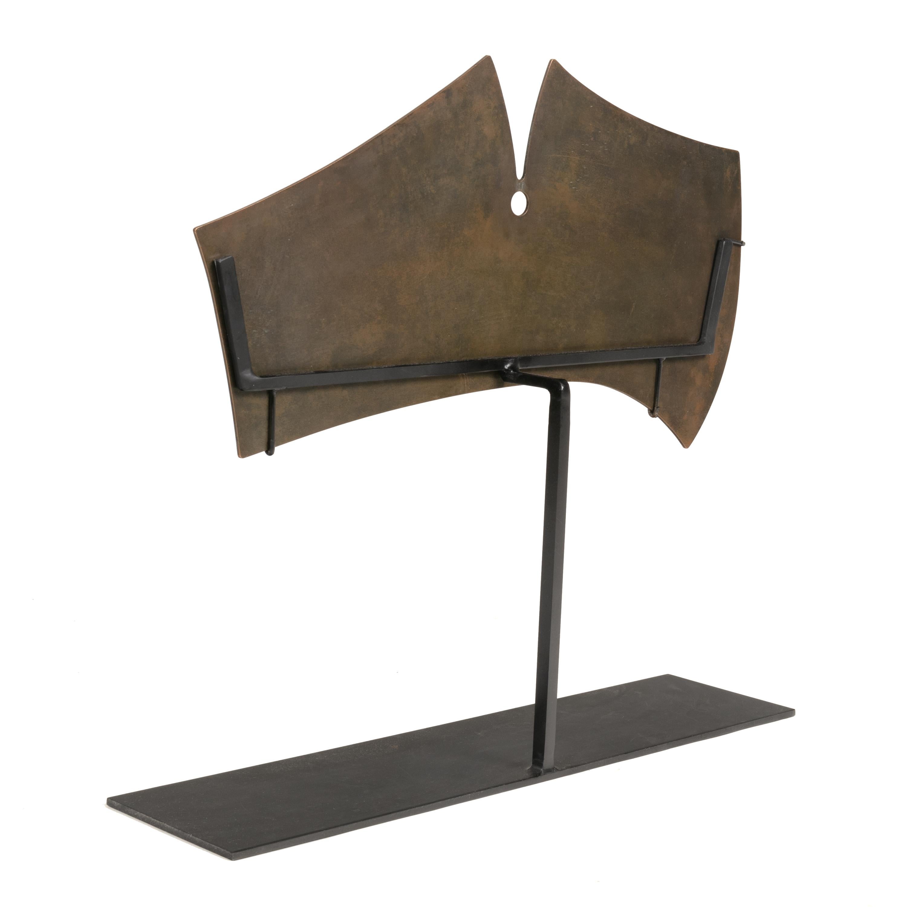 Harry Bertoia Bronze Gong Sculpture, USA, 1960s In Good Condition In New York, NY