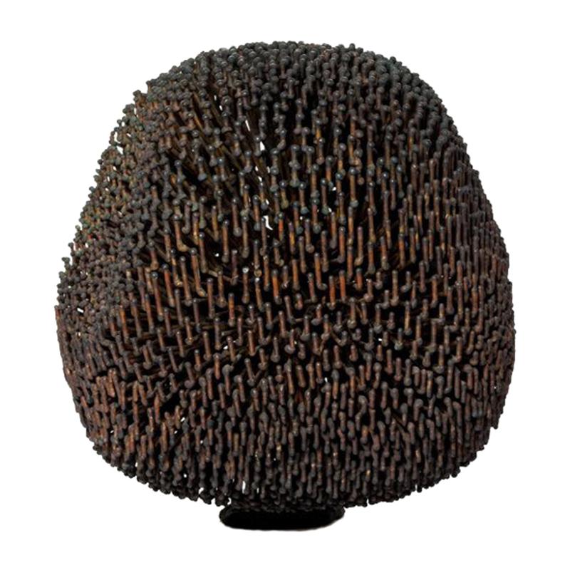 Harry Bertoia Bush Form Patinated Copper and Bronze Sculpture, USA, 1968 In Good Condition In New York, NY