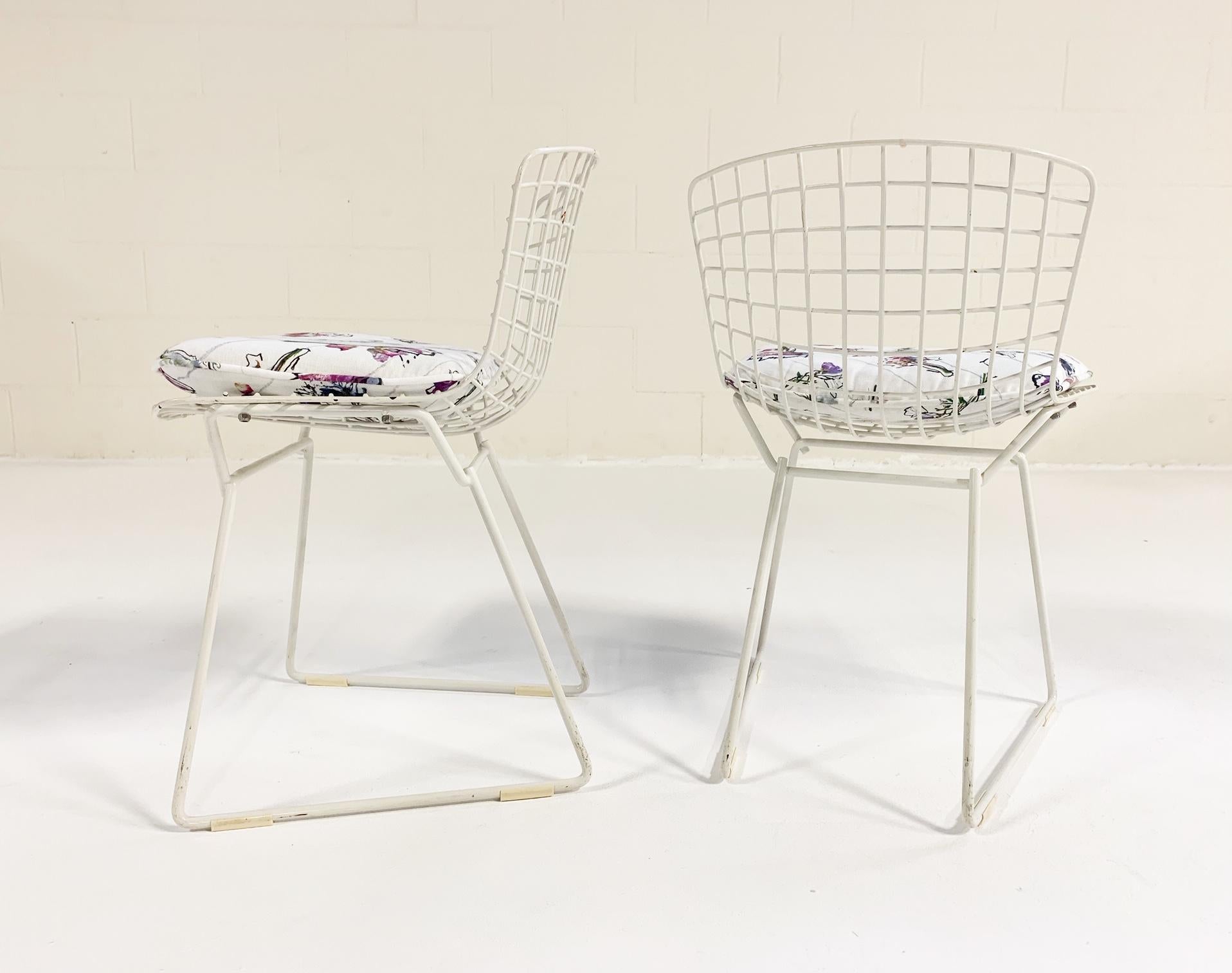 Harry Bertoia Child's Chairs with Custom Stevie Howell 
