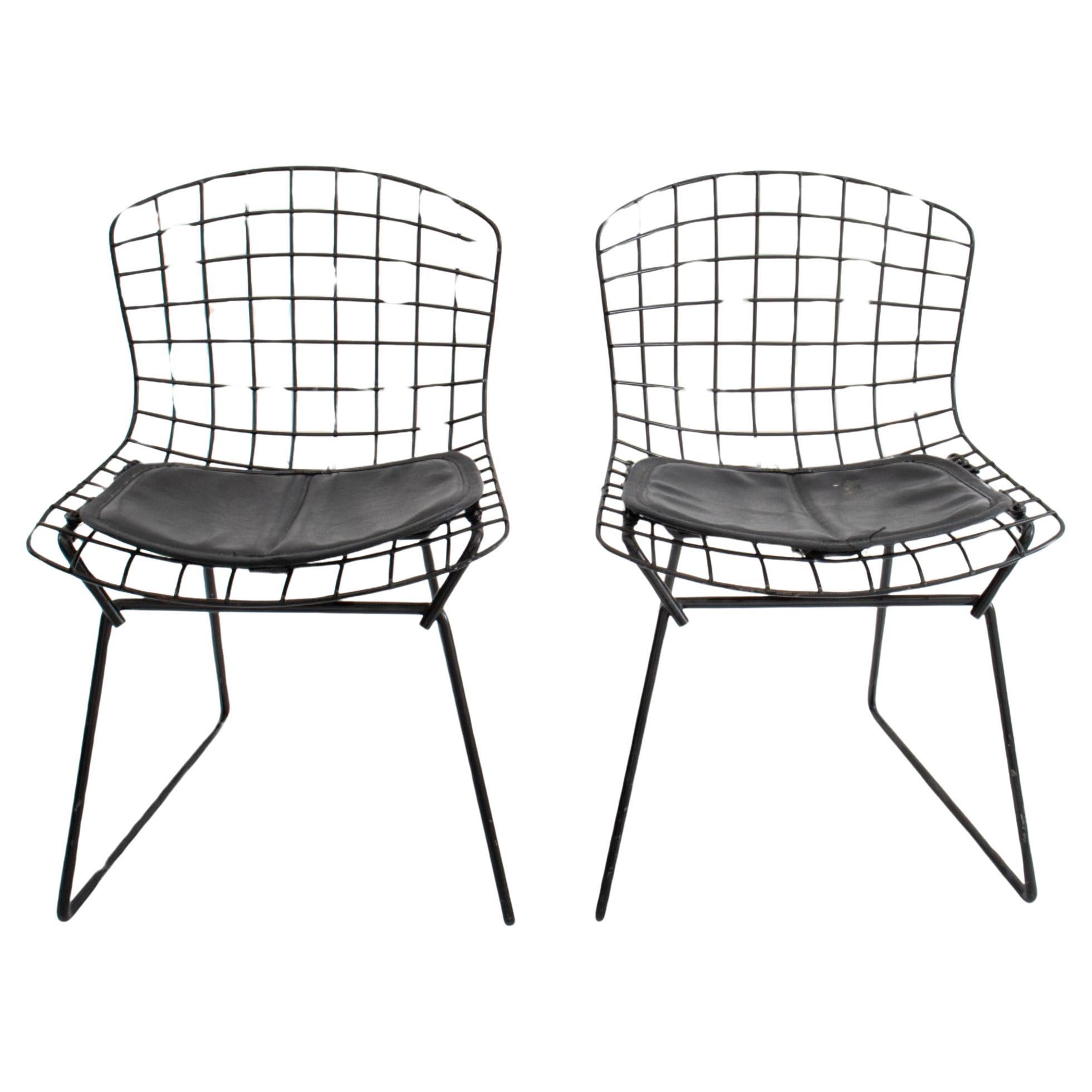 Harry Bertoia Child's Wire Chairs, Pair For Sale