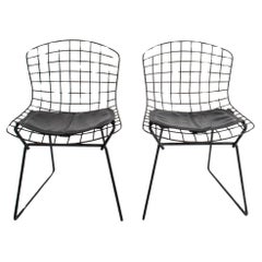 Vintage Harry Bertoia Child's Wire Chairs, Pair