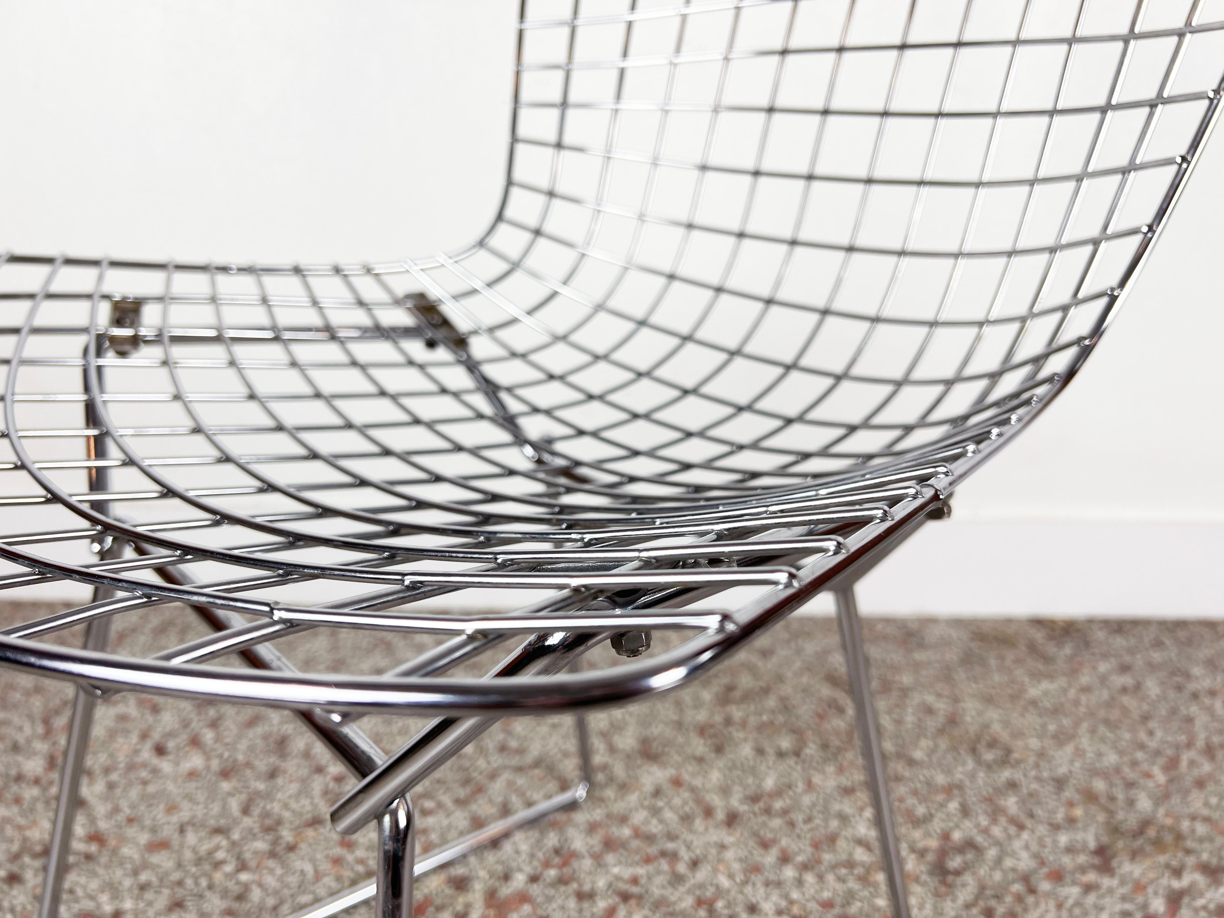 20th Century Harry Bertoia Chrome Side Chair for Knoll, Vintage