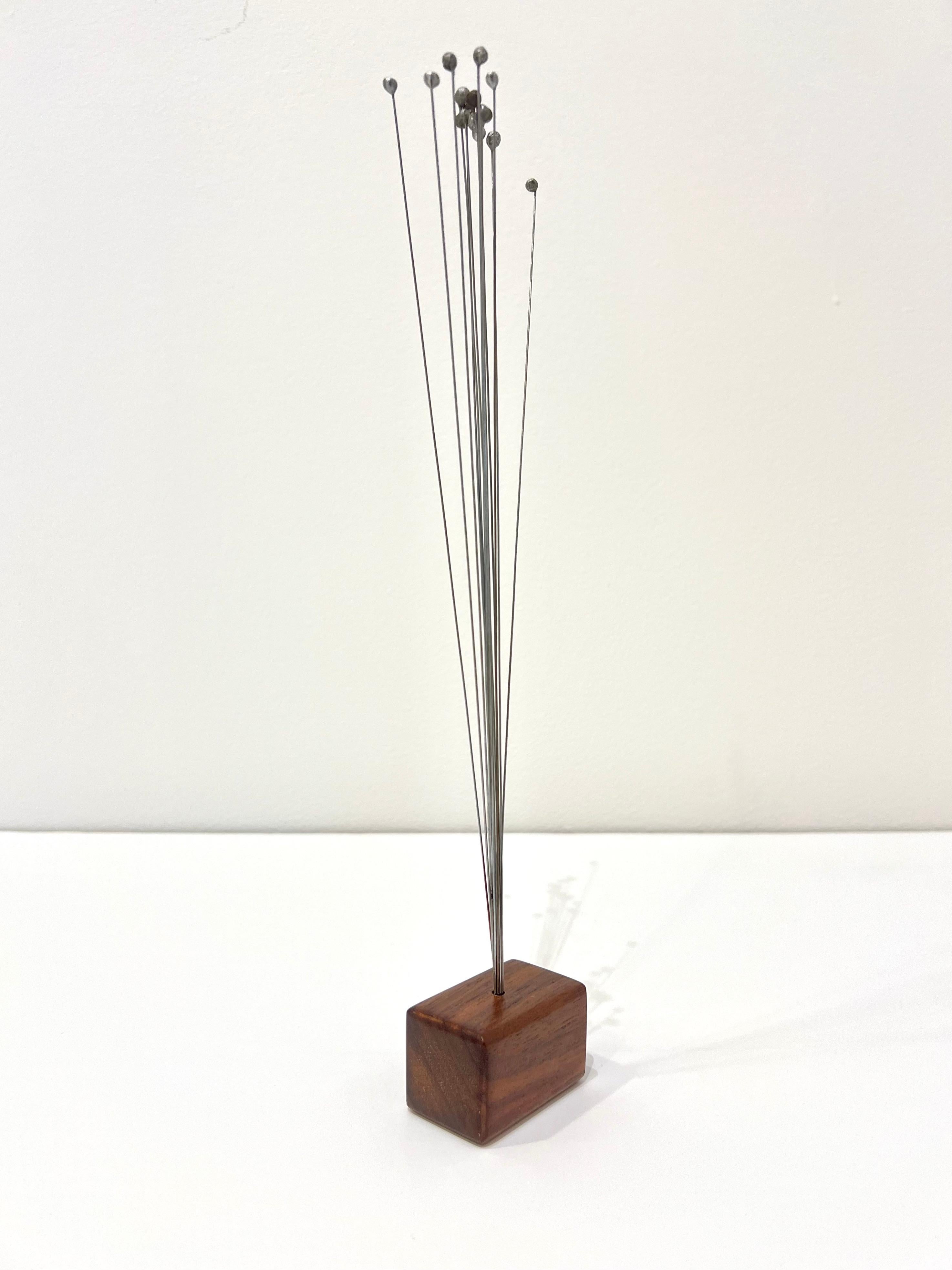 Mid-Century Modern Custom Harry Bertoia Dandelion Needles Sculpture For Sale