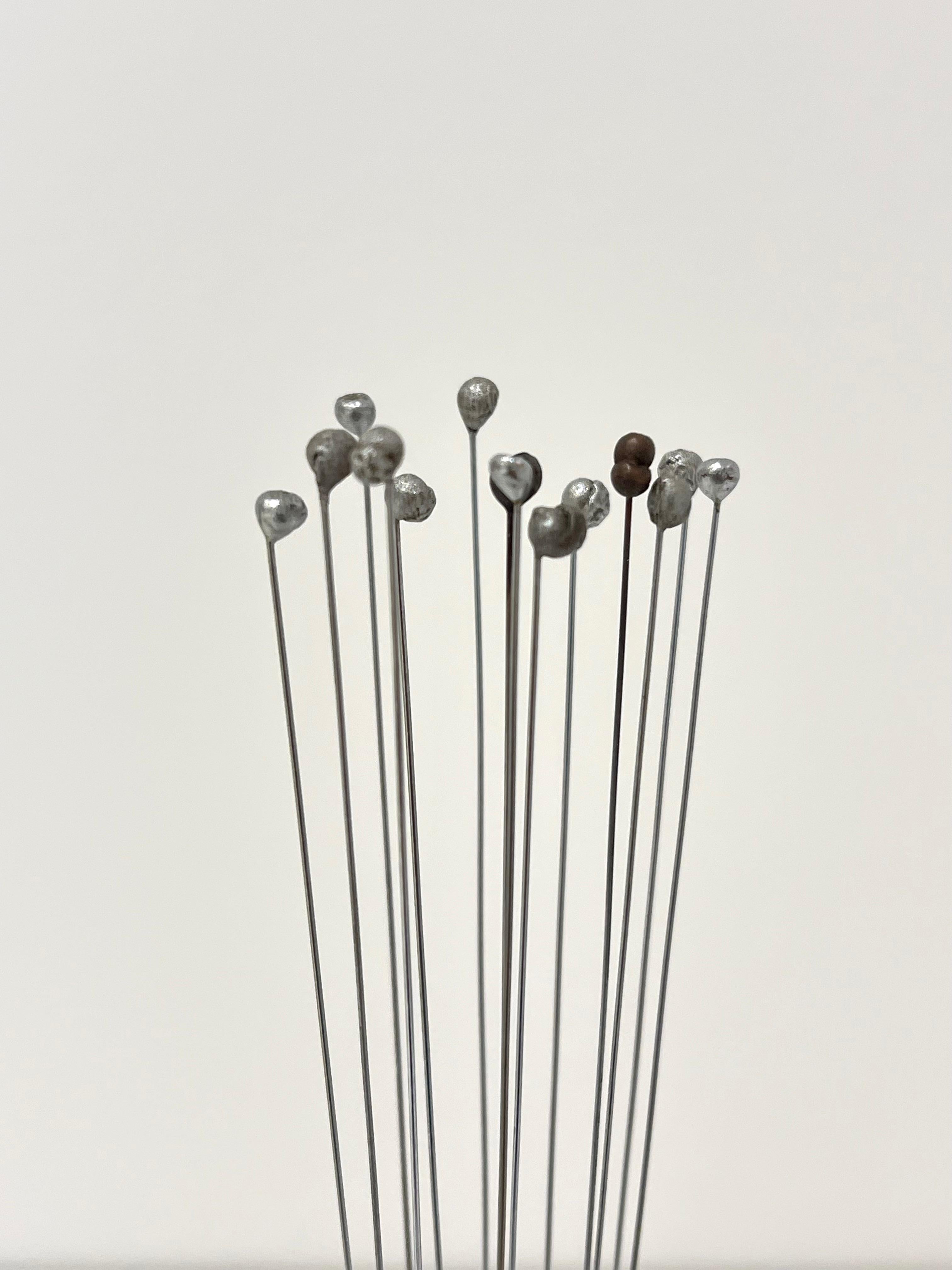 Metal Custom Harry Bertoia Dandelion Needles Sculpture For Sale