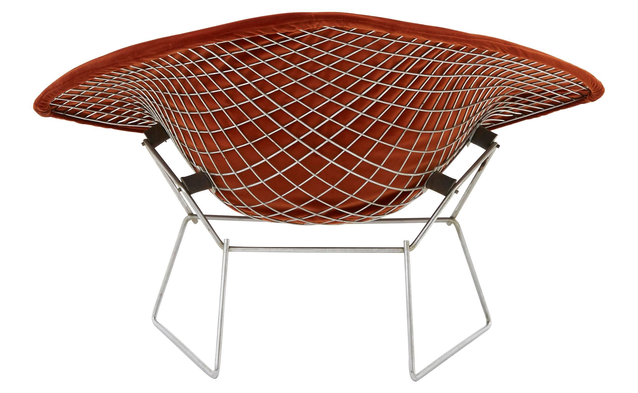 Harry Bertoia Diamond Chair In Good Condition In Chicago, IL