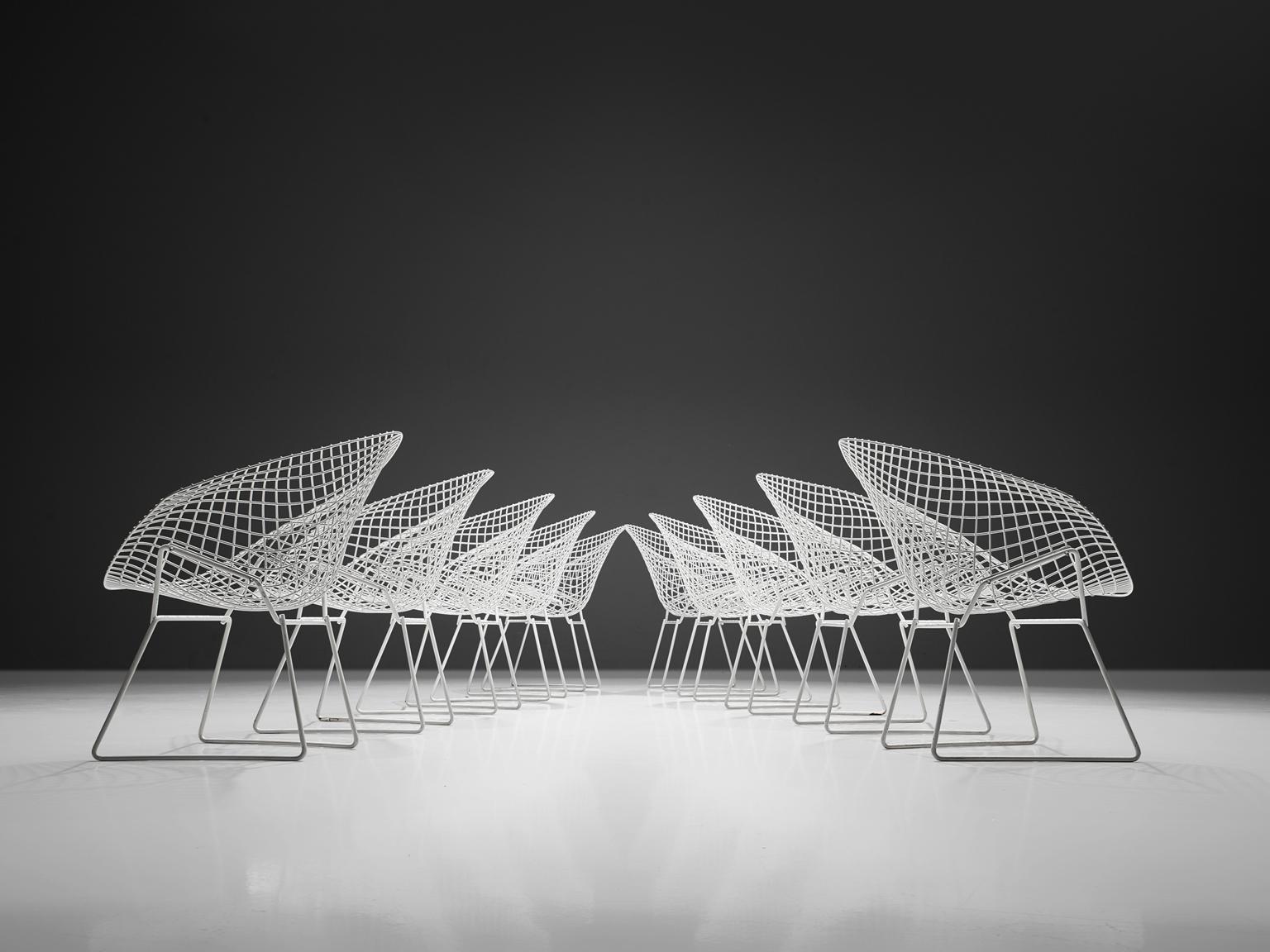 Harry Bertoia 'Diamond' Chairs for Knoll, 1950s In Good Condition In Waalwijk, NL