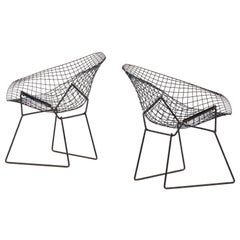 Harry Bertoia Diamond Easy Chairs Produced by Knoll in America