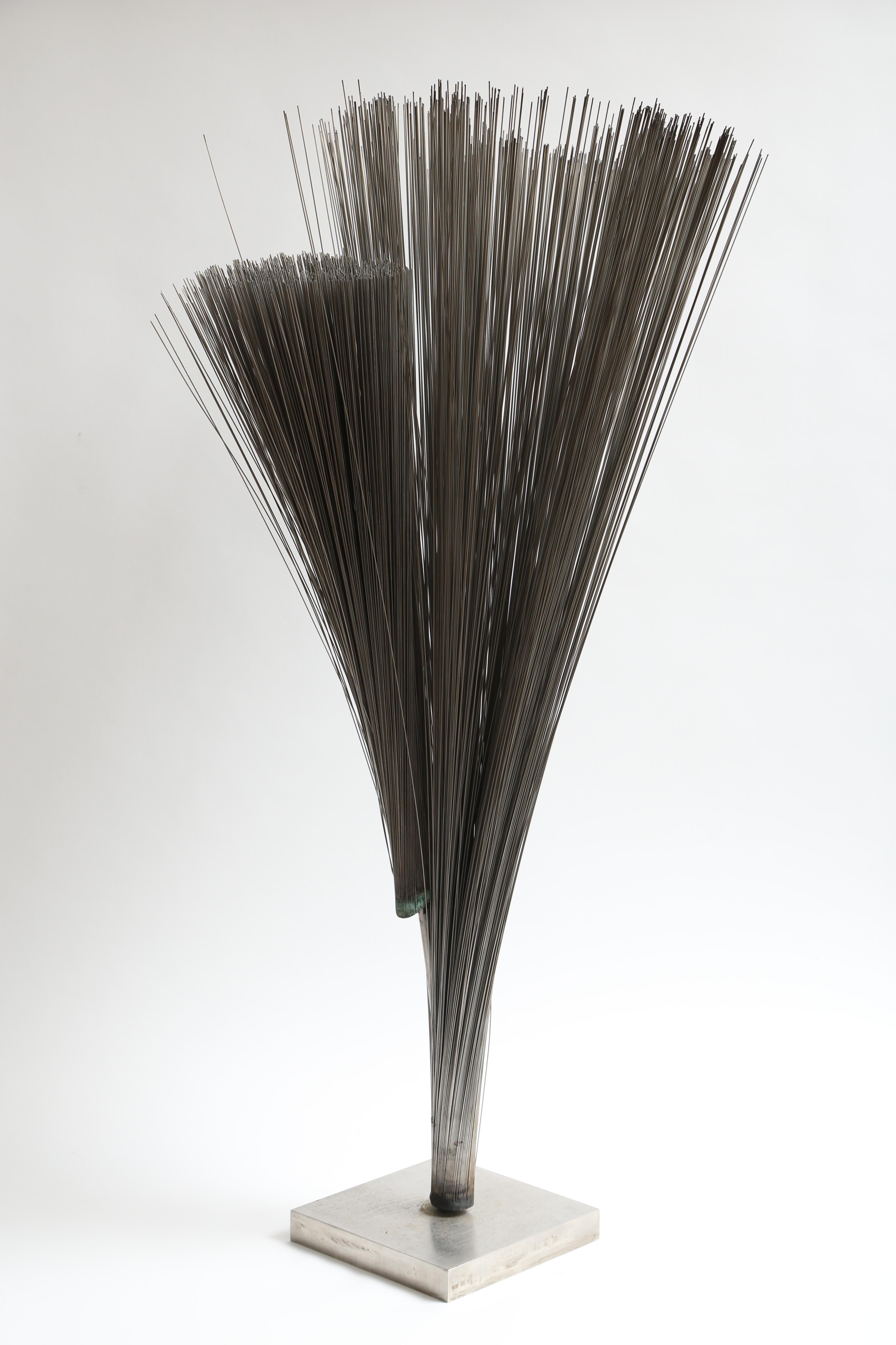 American Harry Bertoia Double Spray Sculpture with COA from Foundation For Sale