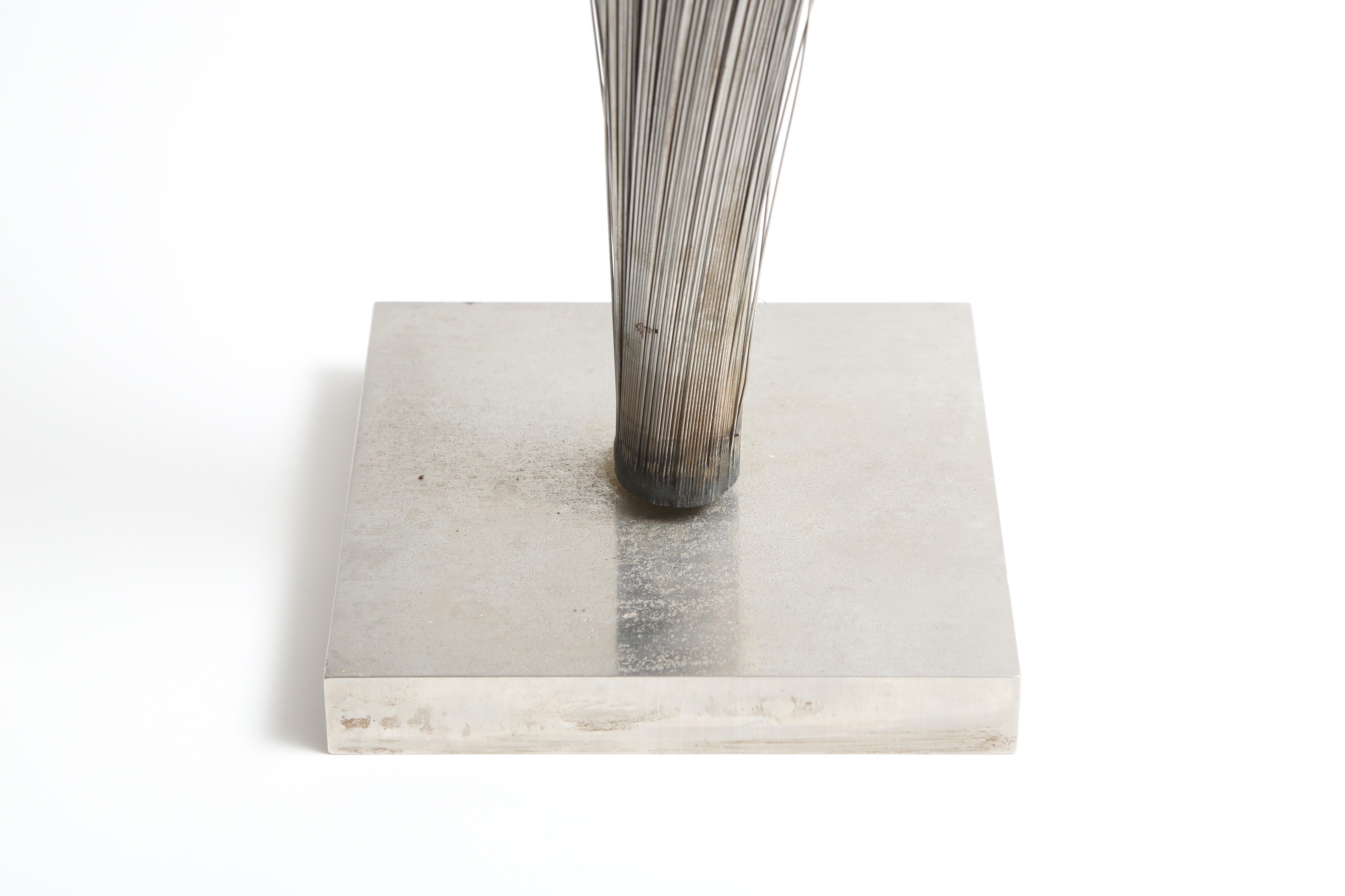 Harry Bertoia Double Spray Sculpture with COA from Foundation In Good Condition For Sale In West Palm Beach, FL