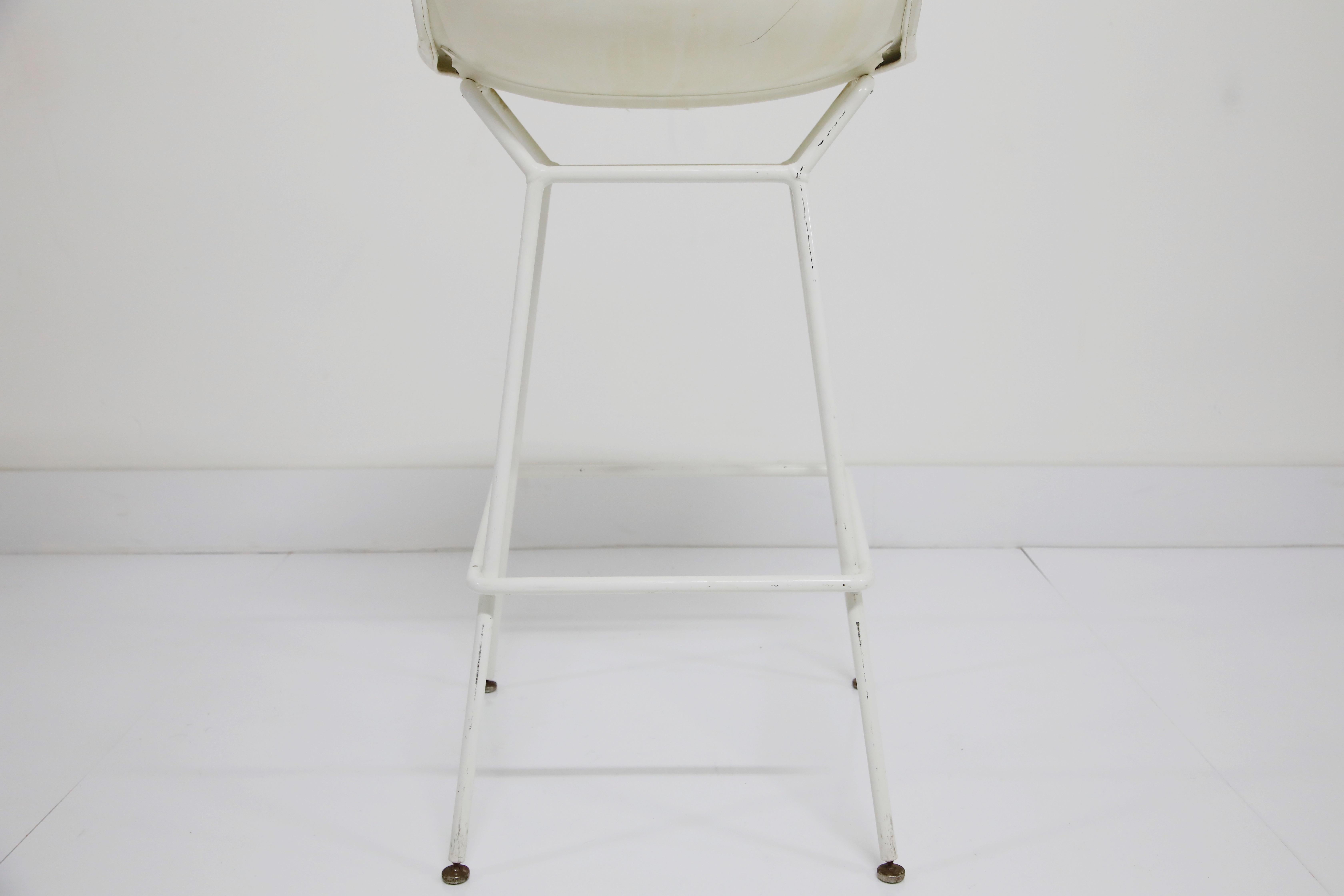 Harry Bertoia for Knoll Associates Model 428C Barstool, Signed First Generation 6