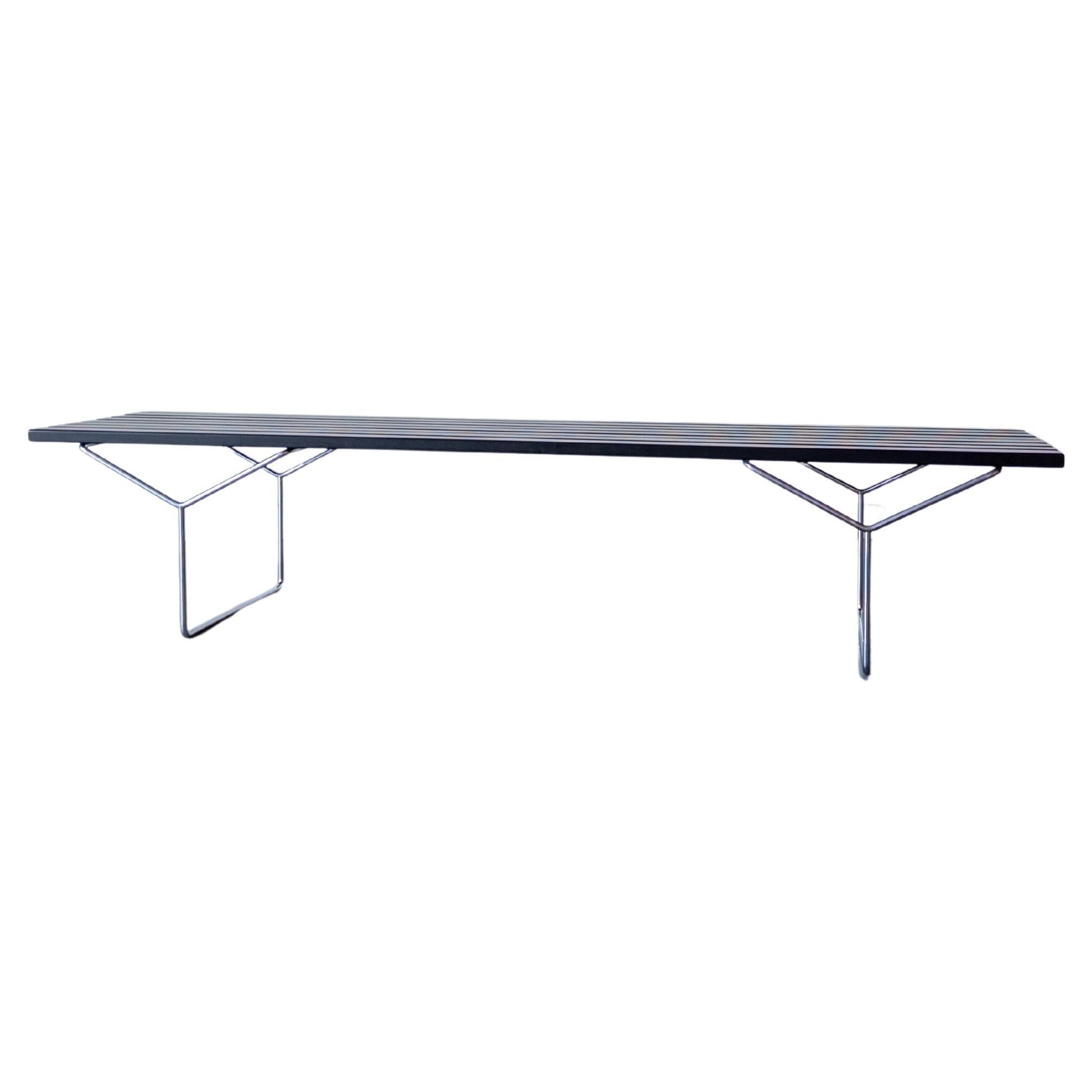 Harry Bertoia for Knoll Associates Slatted Bench, 1980s For Sale