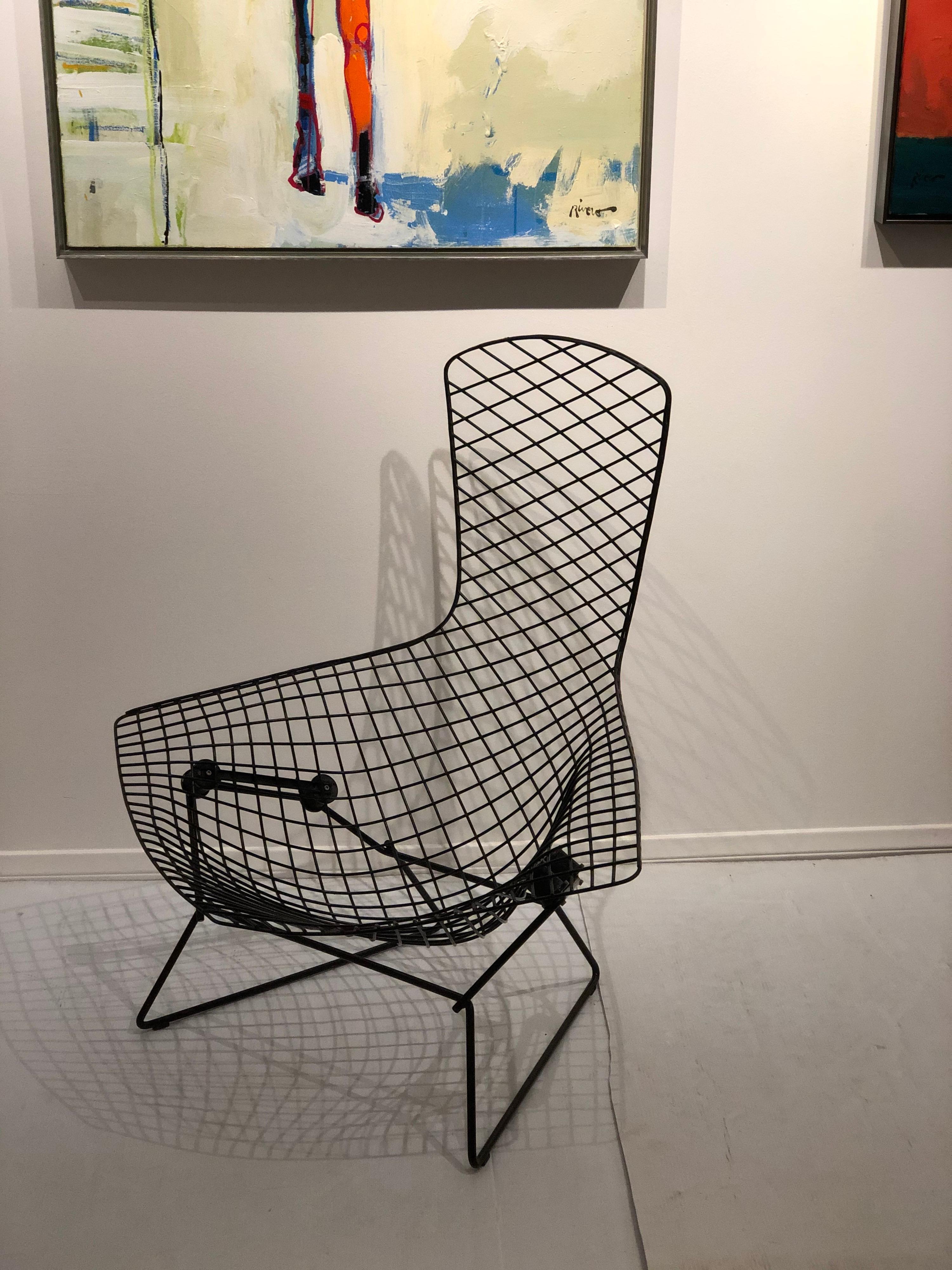 Harry Bertoia for Knoll Bird Chair Midcentury In Good Condition In San Diego, CA