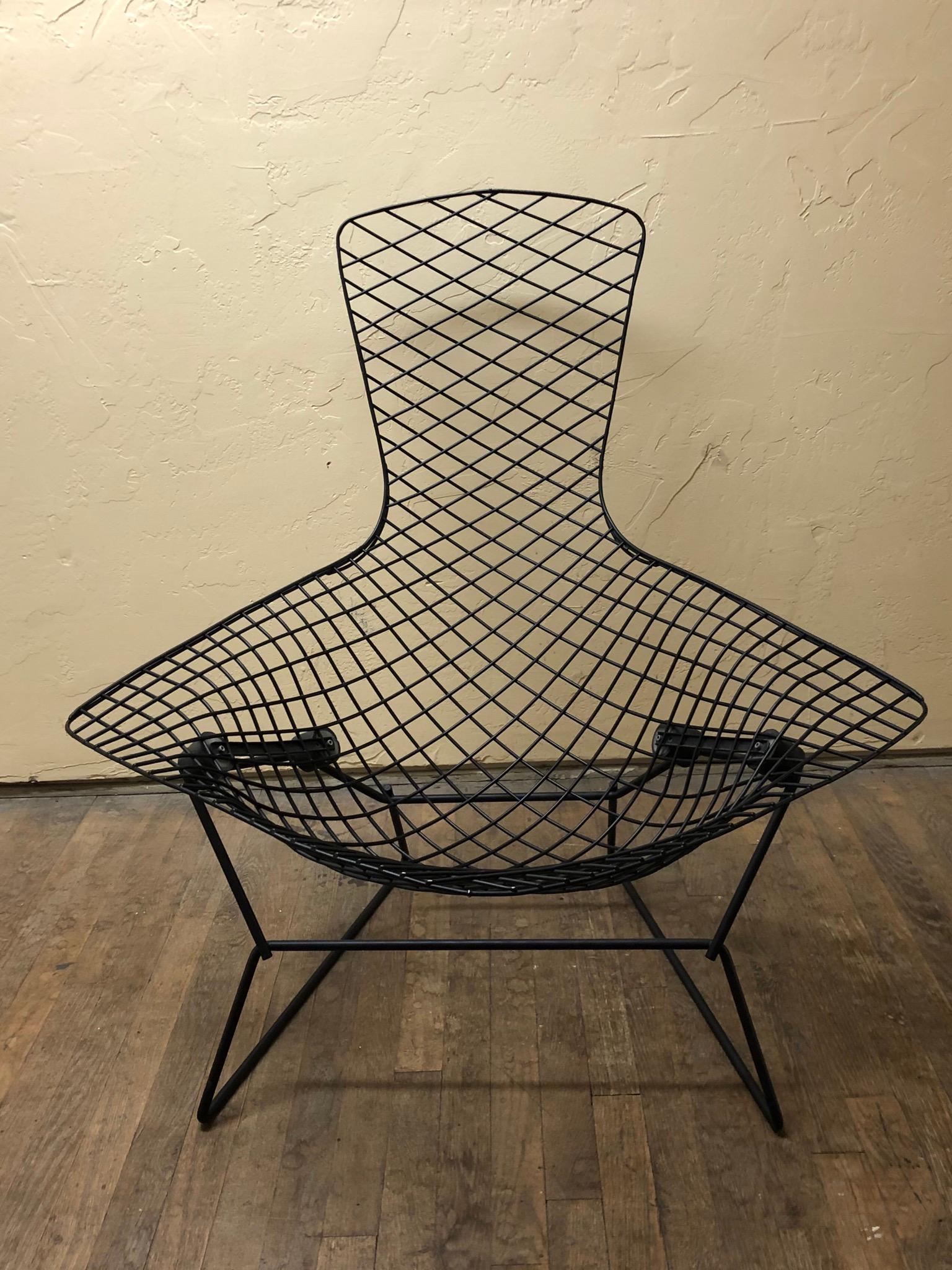 American Harry Bertoia for Knoll Bird Chair and Ottoman Midcentury