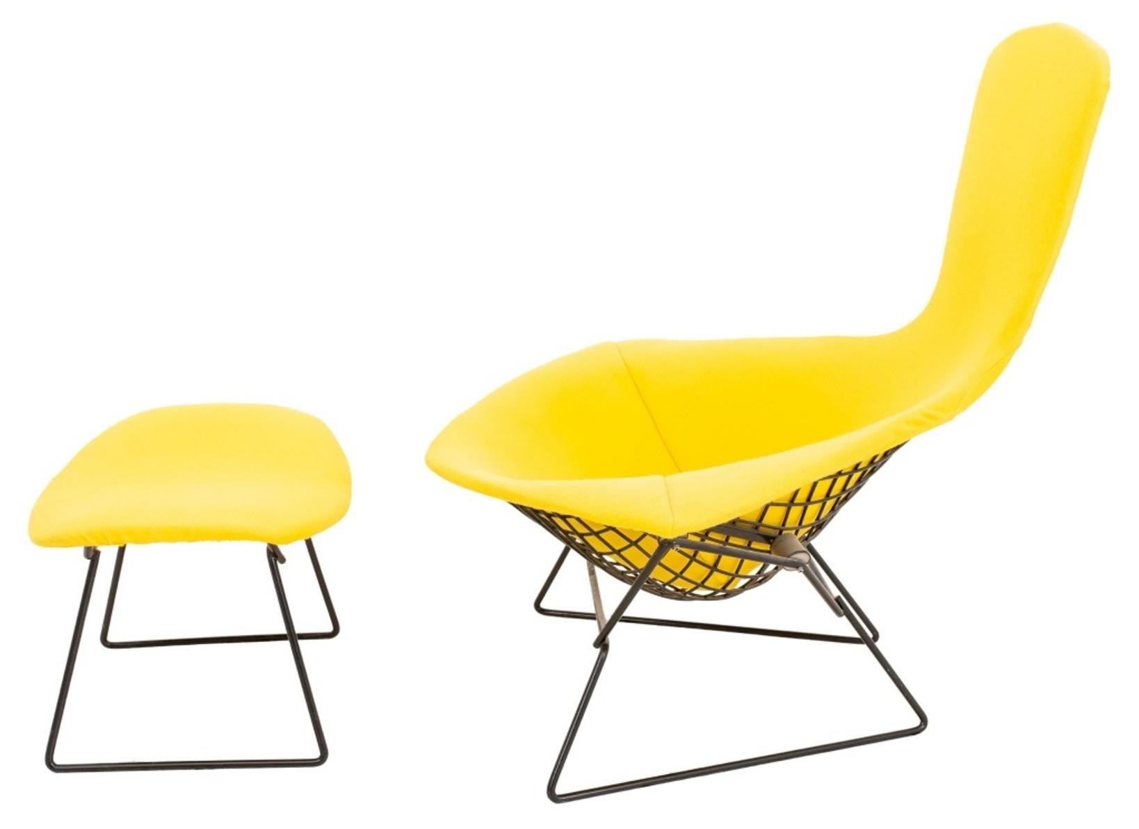 Harry Bertoia for Knoll Bird Lounge Chair & Stool 1