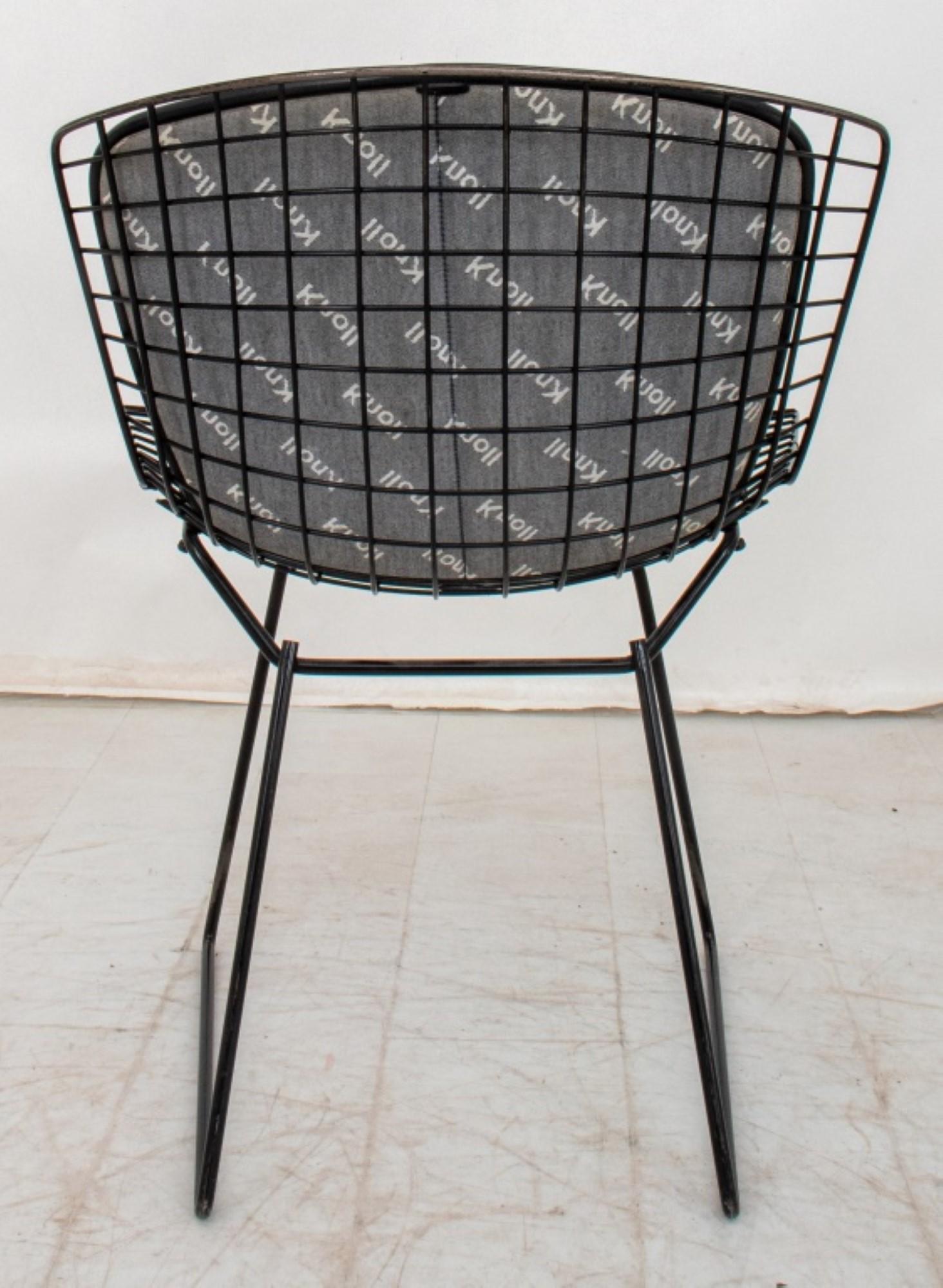 American Harry Bertoia for Knoll Black Wire Chair