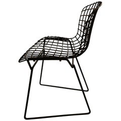 Harry Bertoia for Knoll Children's Chair in Black