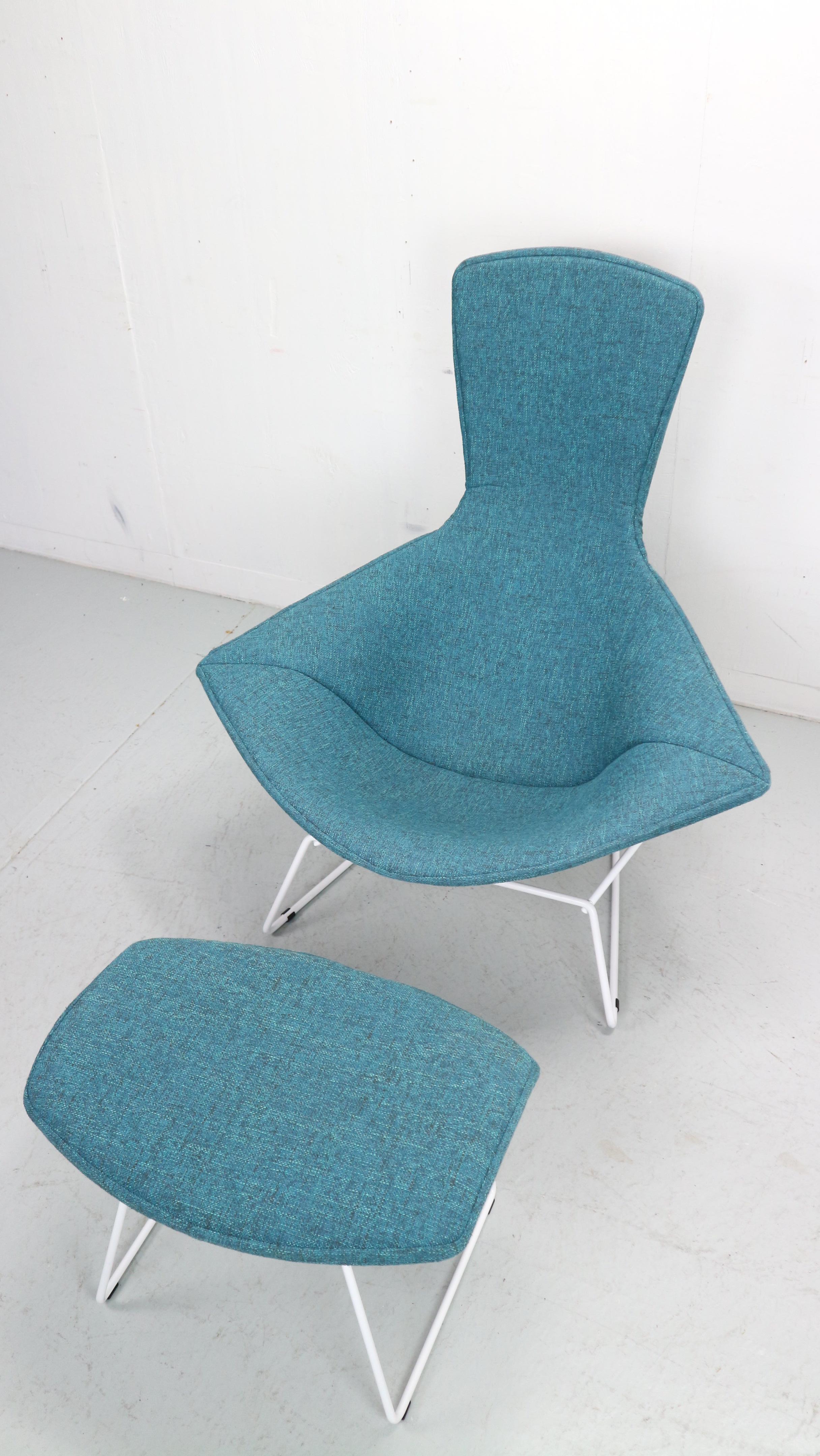 Harry Bertoia for Knoll International Bird Chair and Ottoman In Good Condition For Sale In The Hague, NL