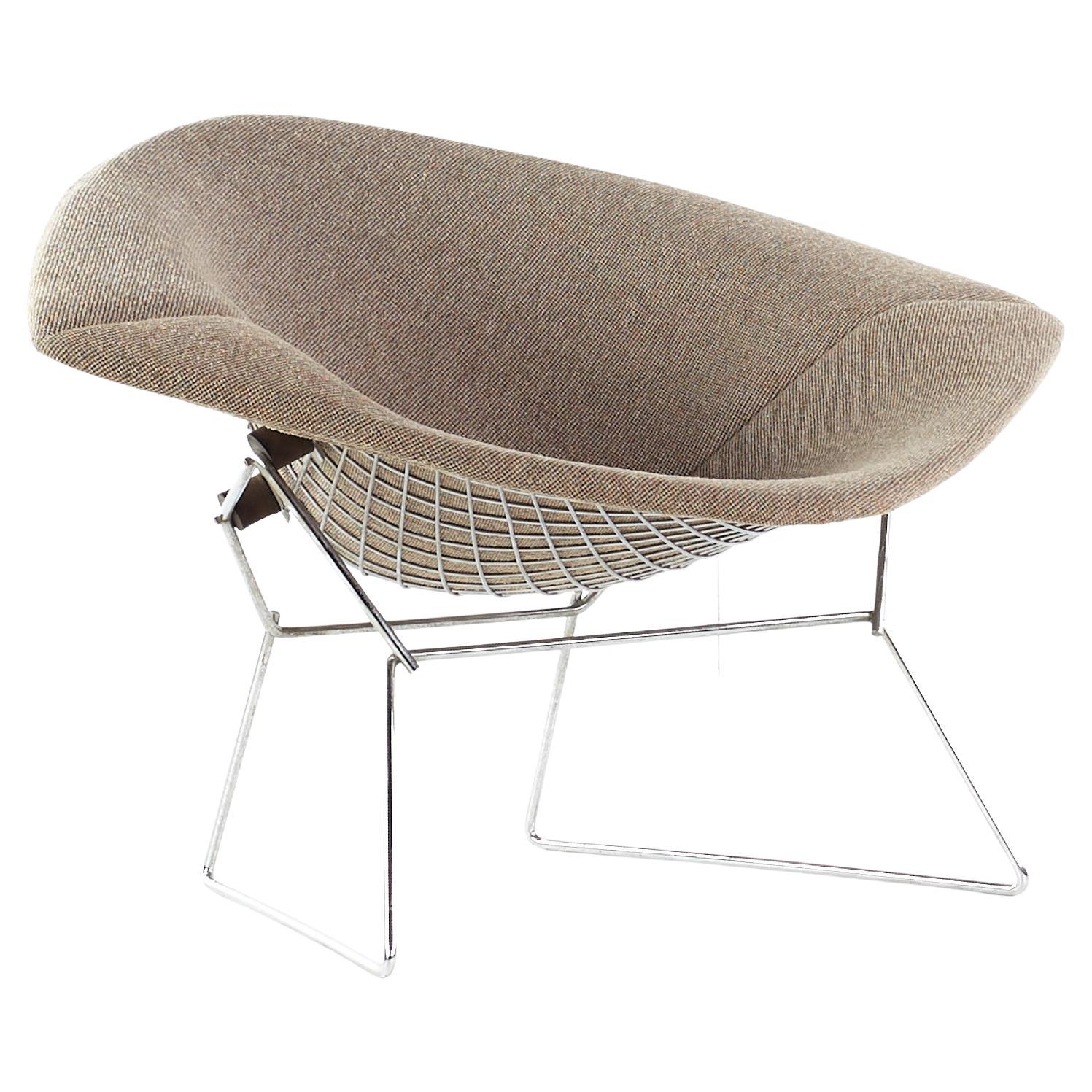 Harry Bertoia For Knoll White Diamond Chair at 1stDibs