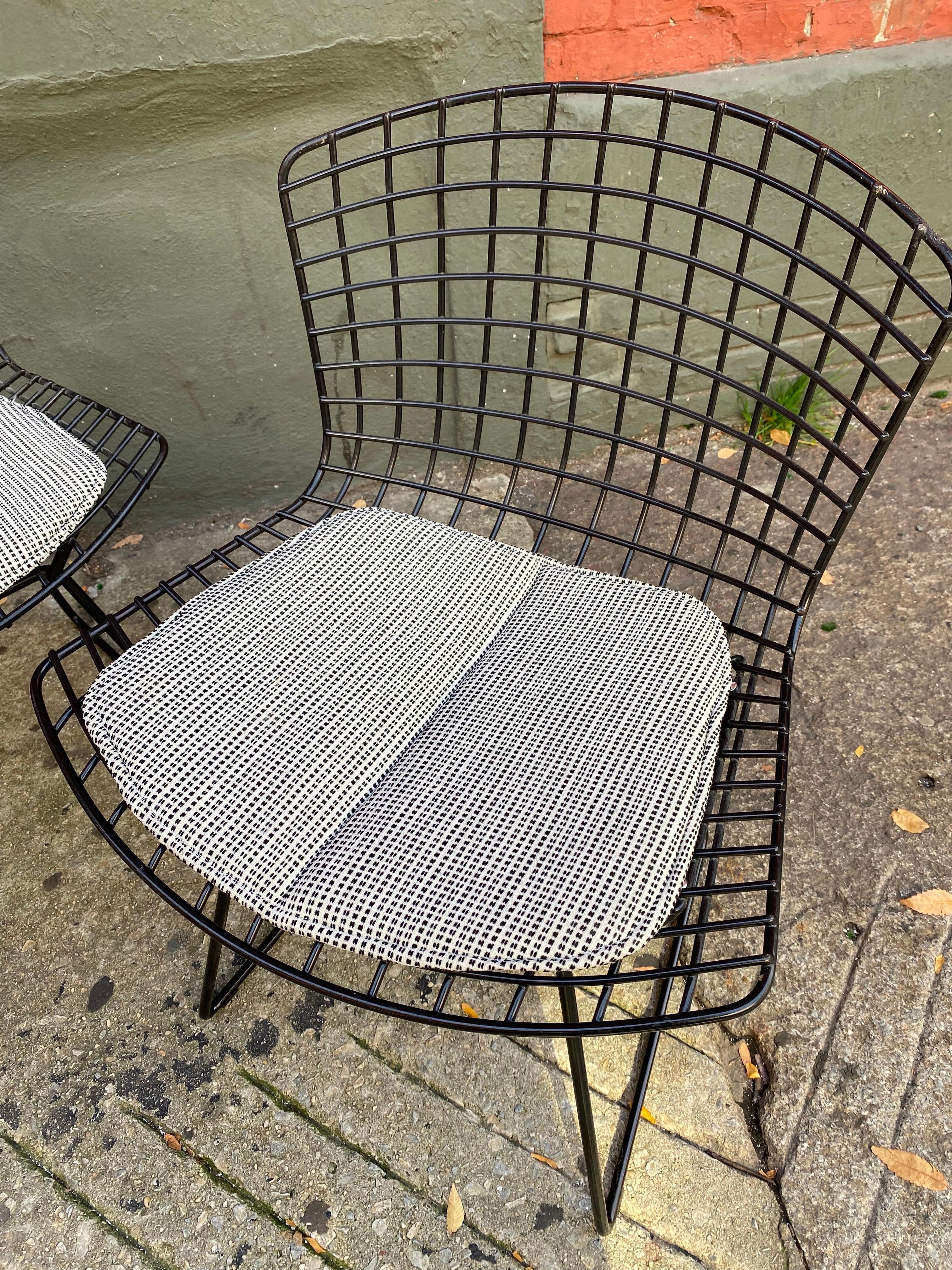 American Harry Bertoia for Knoll Set of 4 Dining Chairs