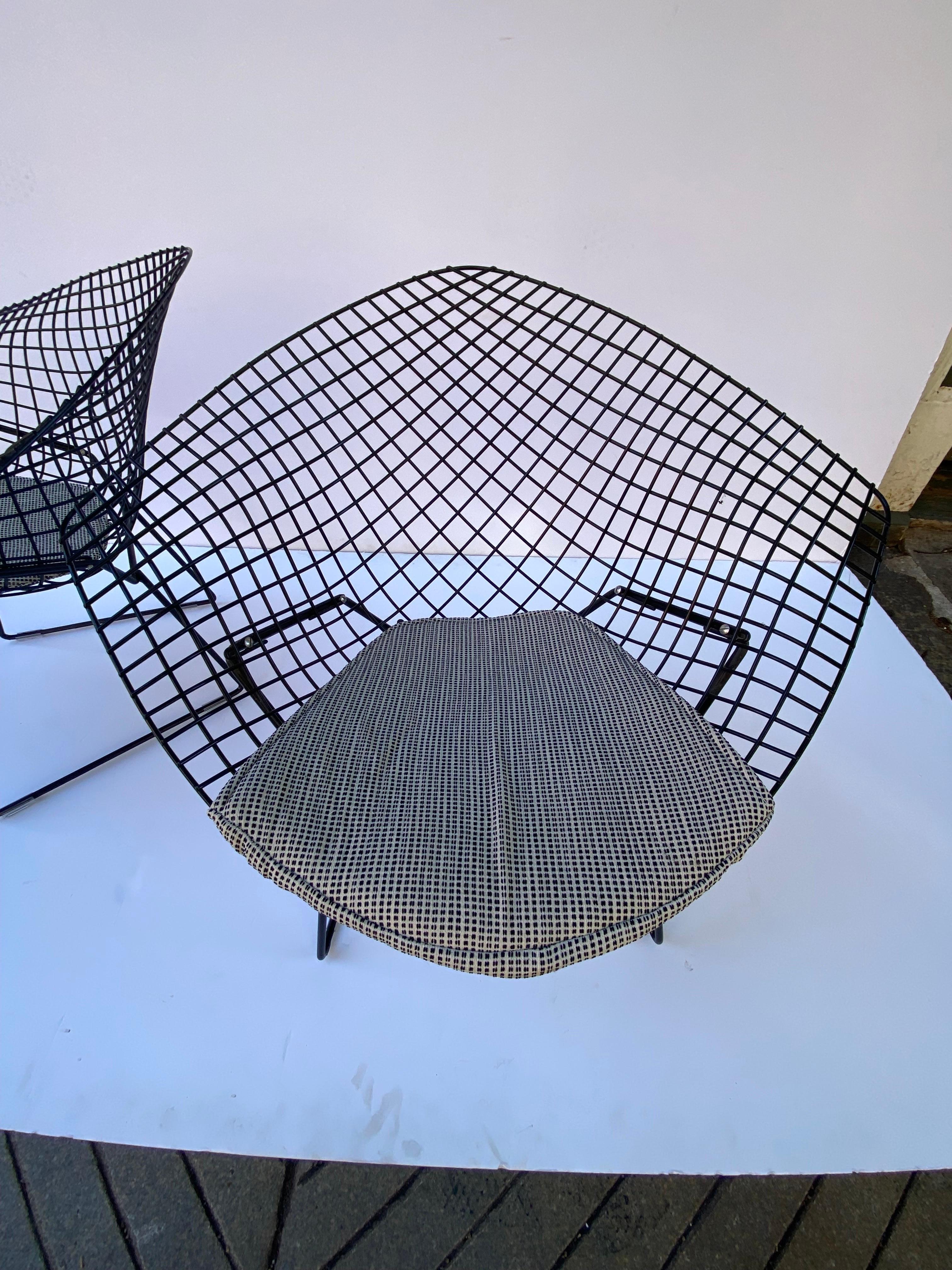 Harry Bertoia for Knoll Small Diamond Chairs/ Pair 5